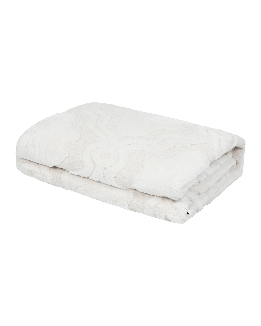Marlow Machine Washable Floor Rug High-Low Textured Cream - Kmart