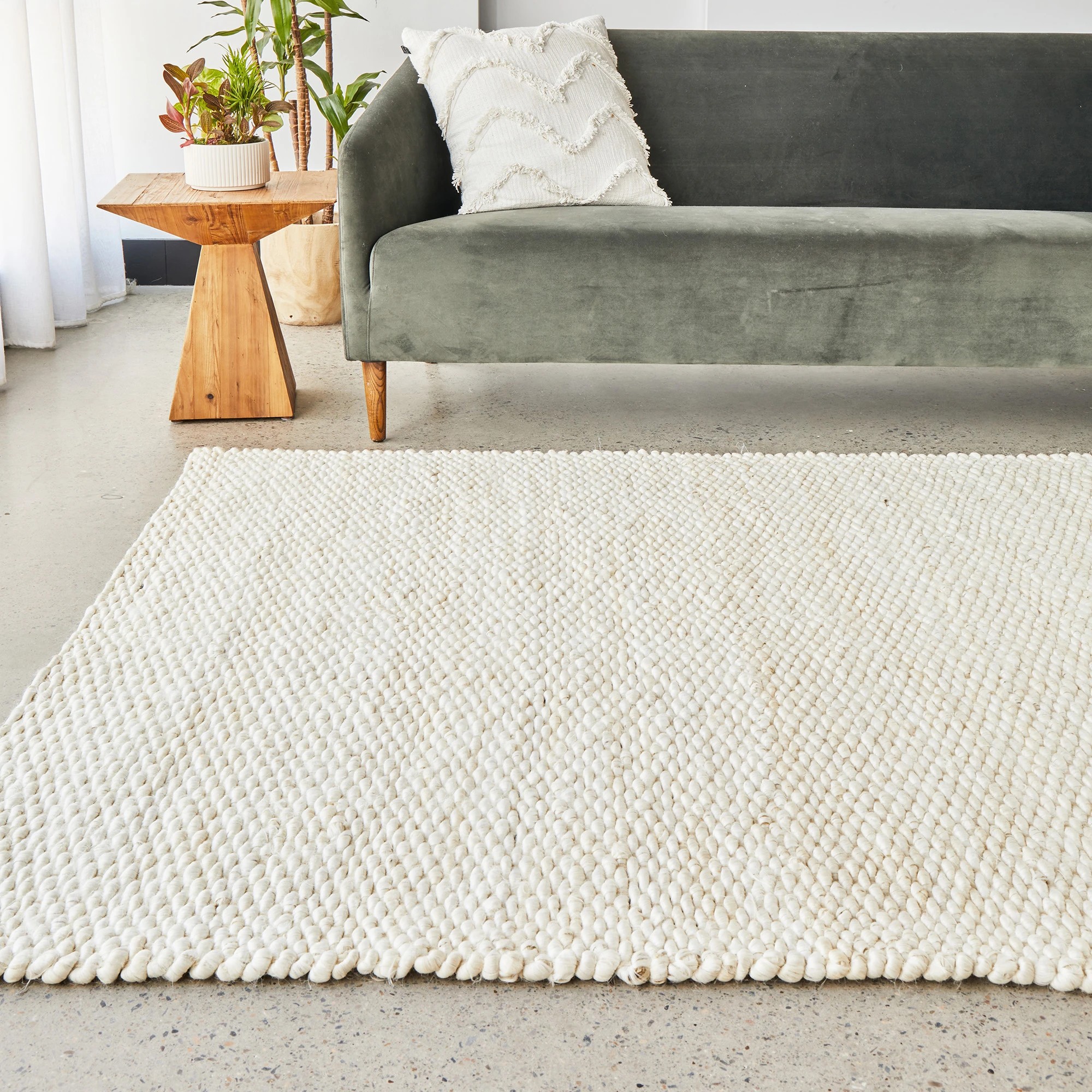 1 Common Ground Rugs Endeavor 225x155cm - Medium Jute Rug - Natural, 1 of 6