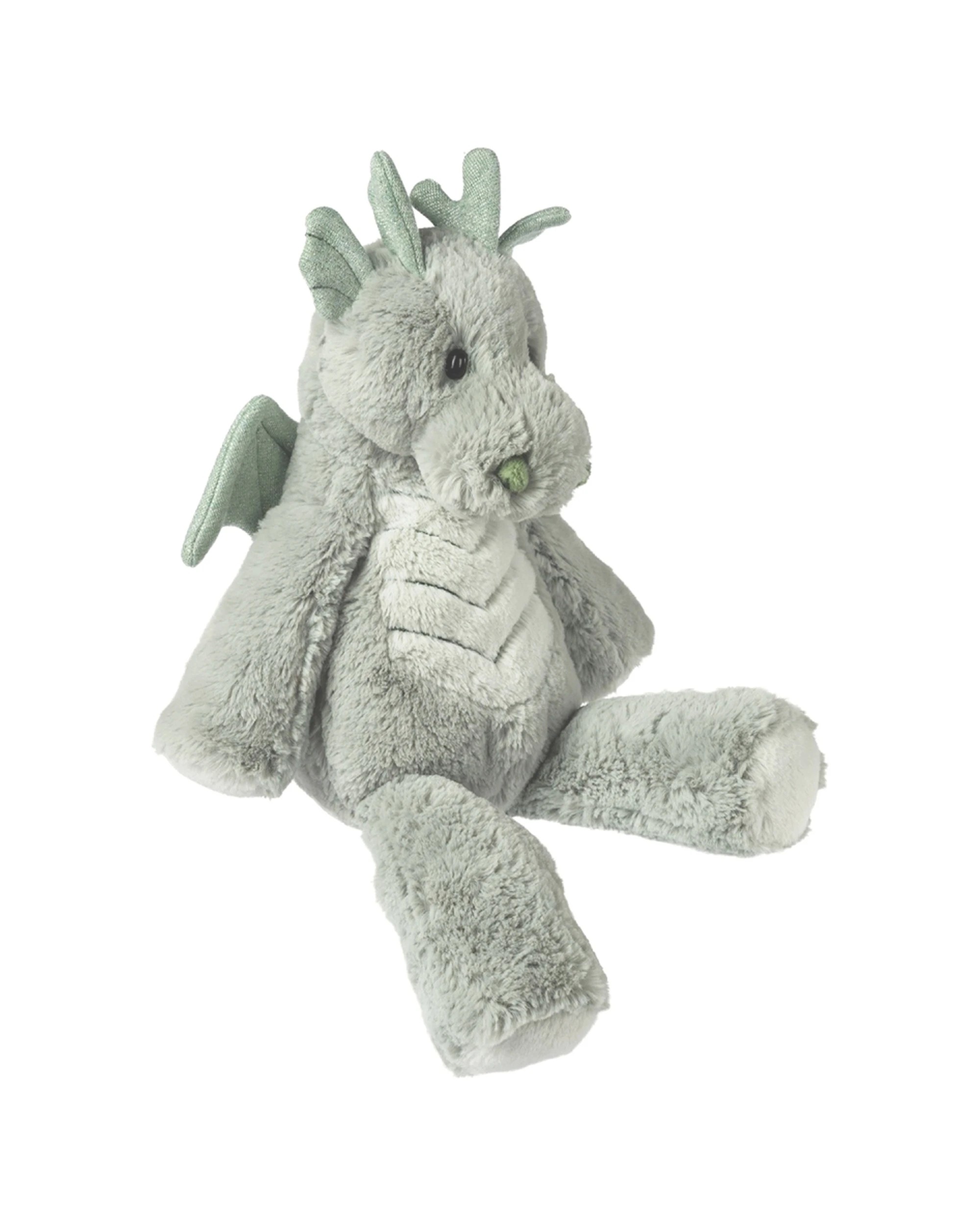 4 Mary Meyer 2pc Marshmallow Animal Dragon Soft Plush Kids Toy 23cm - Green, 4 of 4