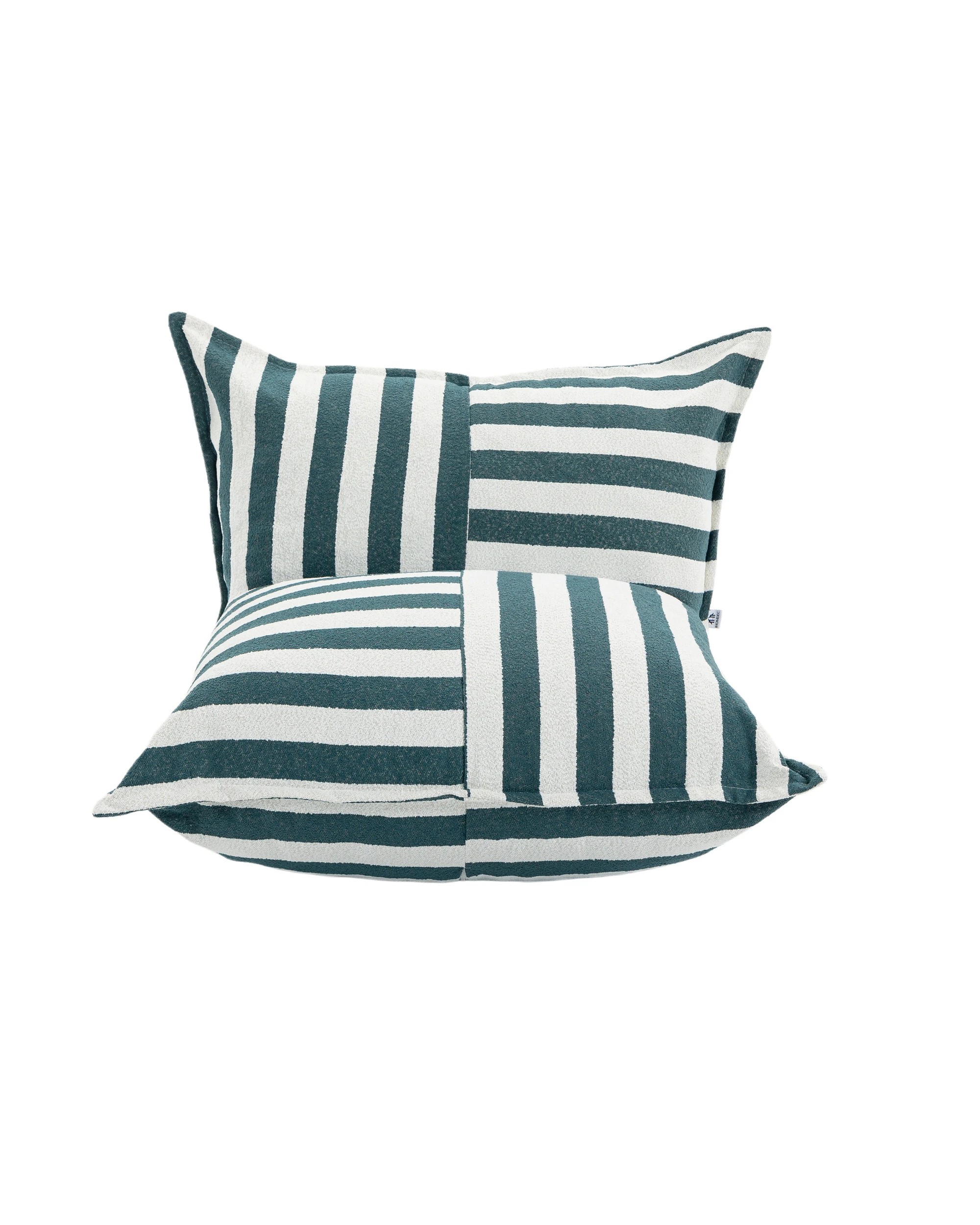 2 IHOMDEC L-Shape Outdoor Boucle Compression Sofa Green&White - Green, 2 of 9
