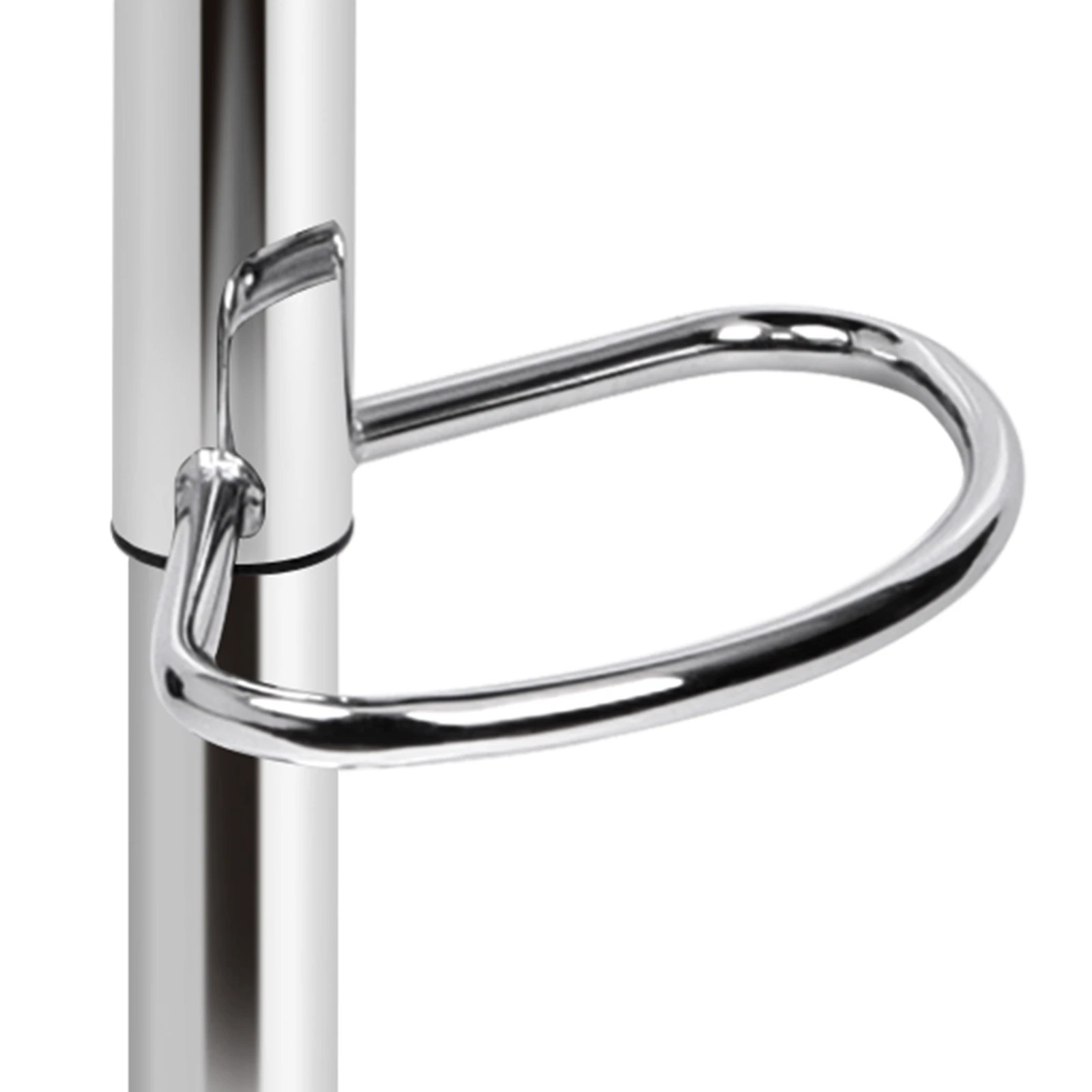 5 Alfordson 2x Bar Stools Gas Lift Leather Bar Chairs Kitchen Swivel - Grey, 5 of 6