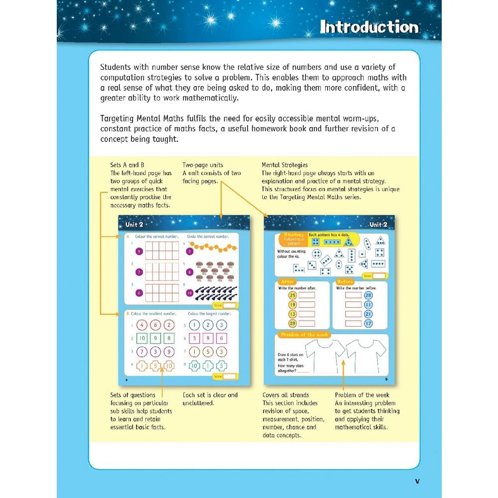 4 Targeting Mental Maths Student Book Year 1, 4 of 10