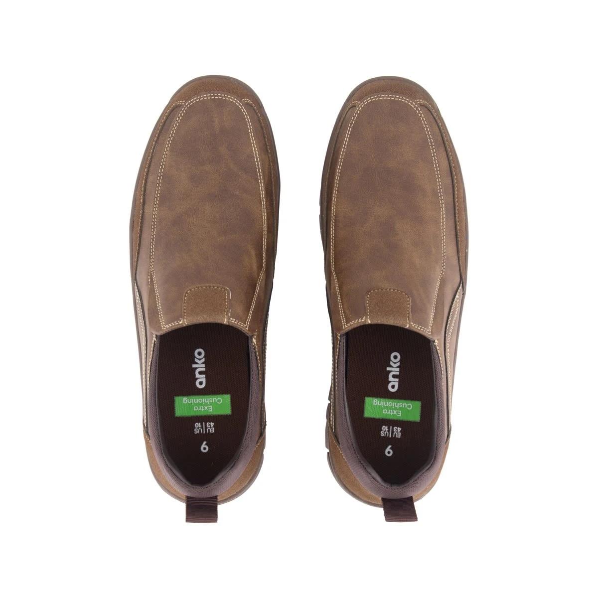 2 Casual Slip-On Shoes CHOCOLATE BROWN, 2 of 5