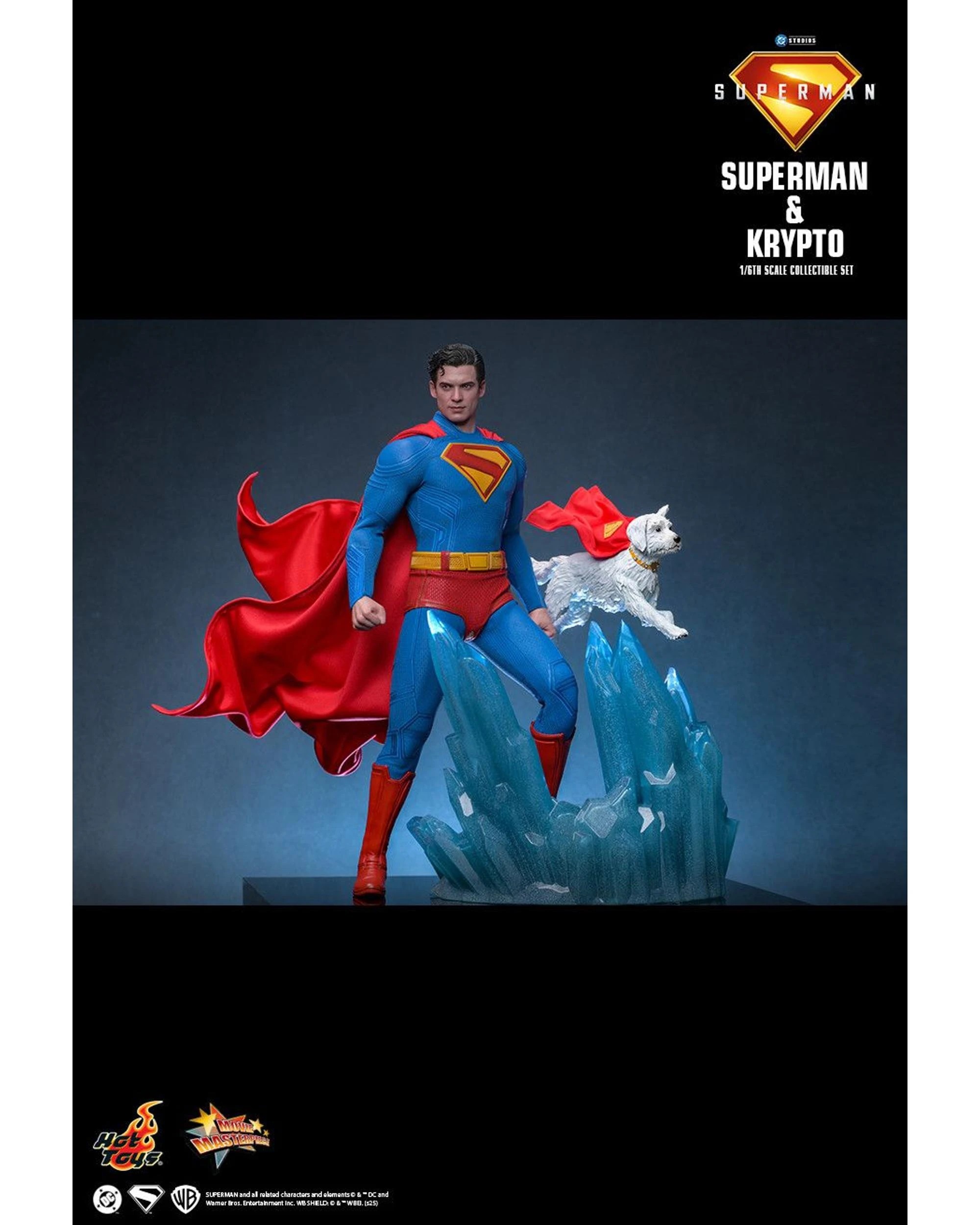 10 Hot Toys Superman - 2025 -  Superman and Krypto 1:6 Scale 12 inch Action Figure Set, 10 of 10