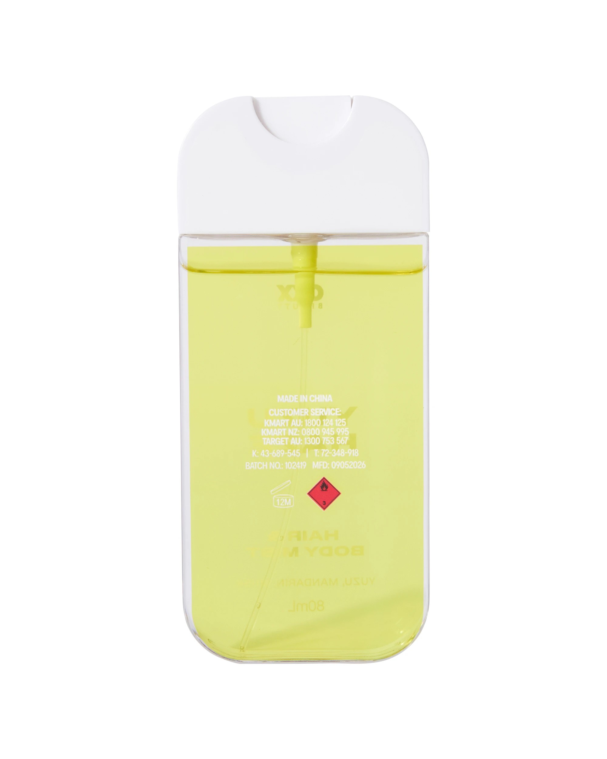 4 OXX Fragrance Yuzu Haze Hair and Body Mist 80ml - Yuzu, Mandarin and Musk, 4 of 6