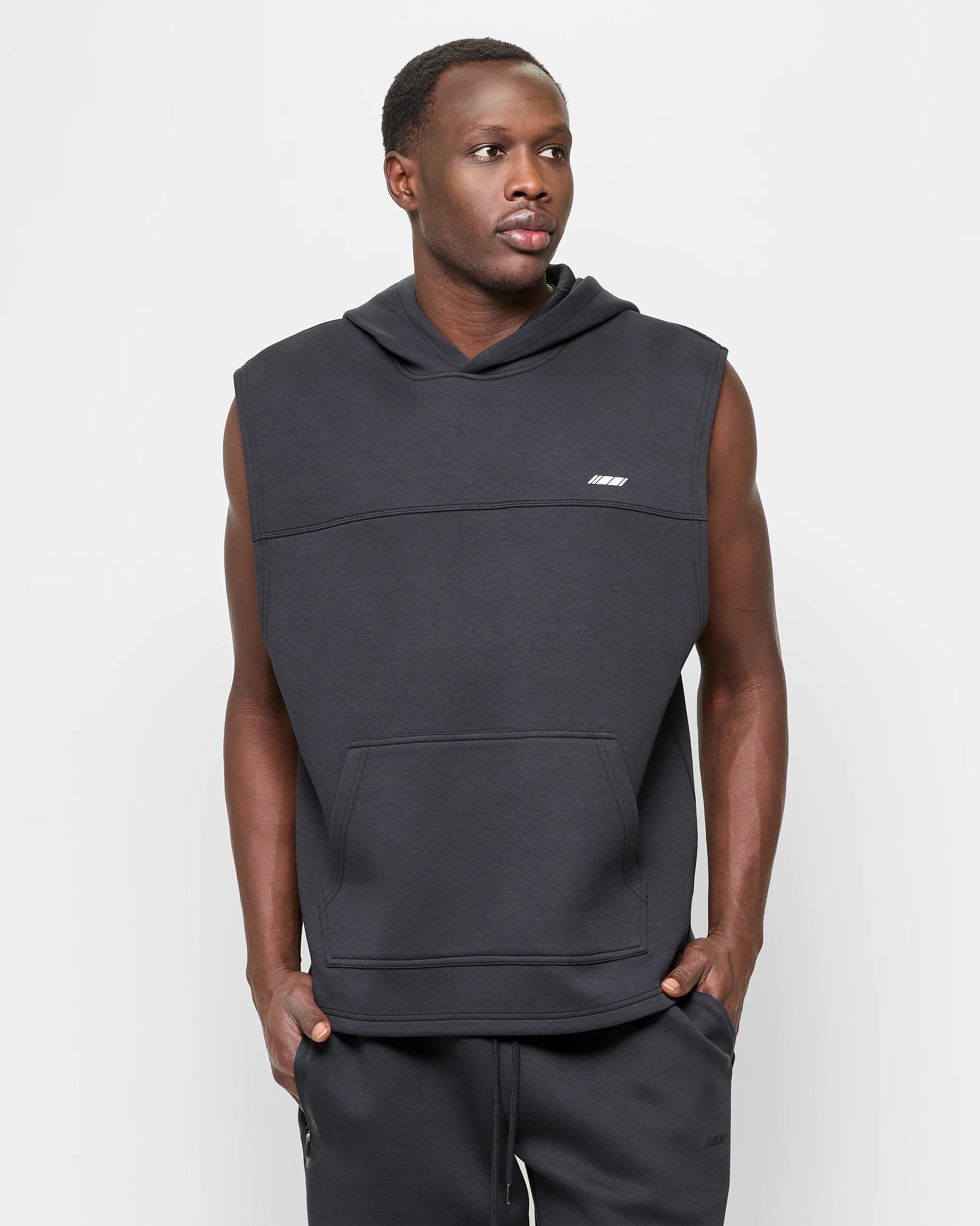 1 Target Active Tech Sleeveless Hoodie BLACK, 1 of 5