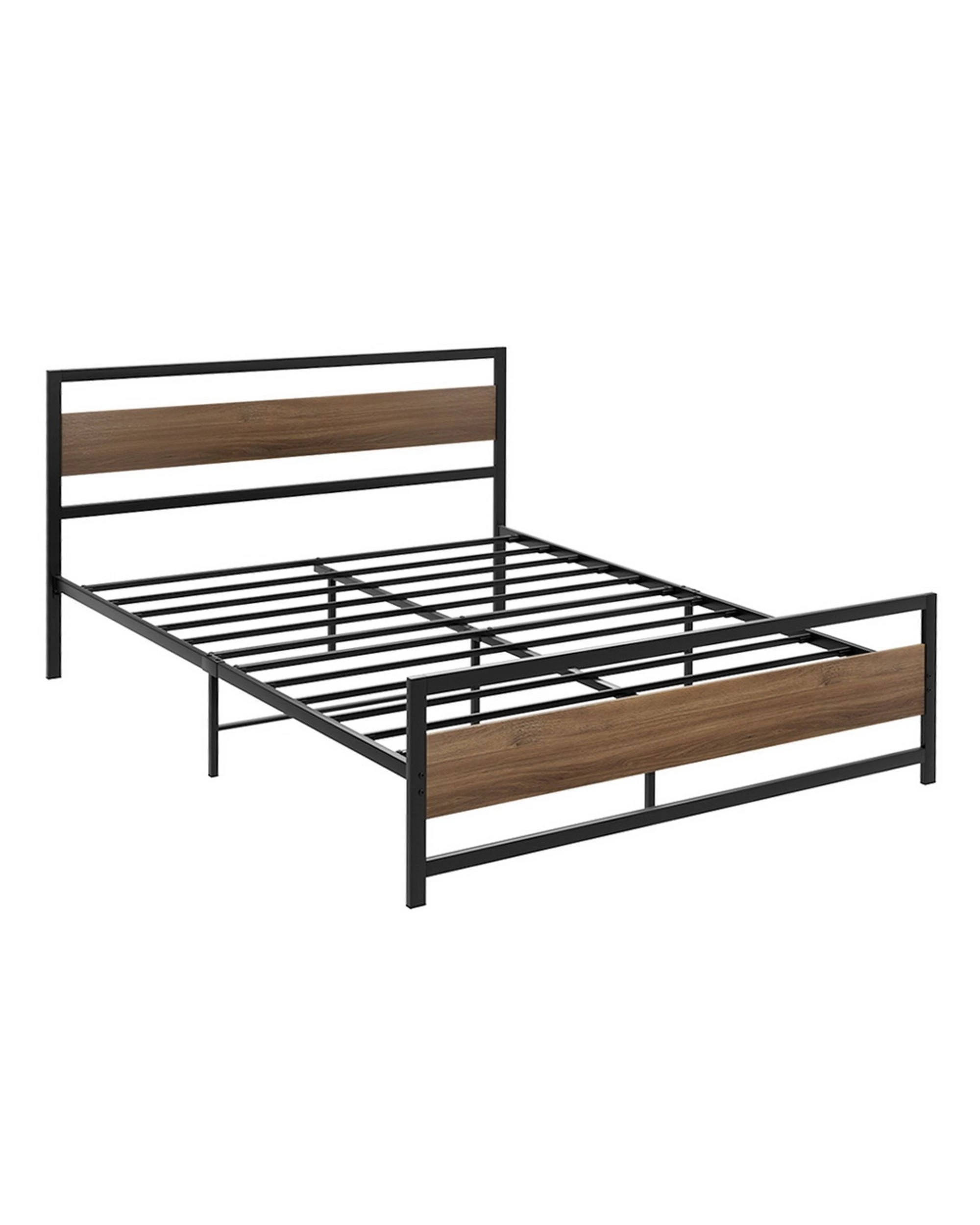 1 Artiss Bed Frame Double Size Metal Frame
 - Black, 1 of 3