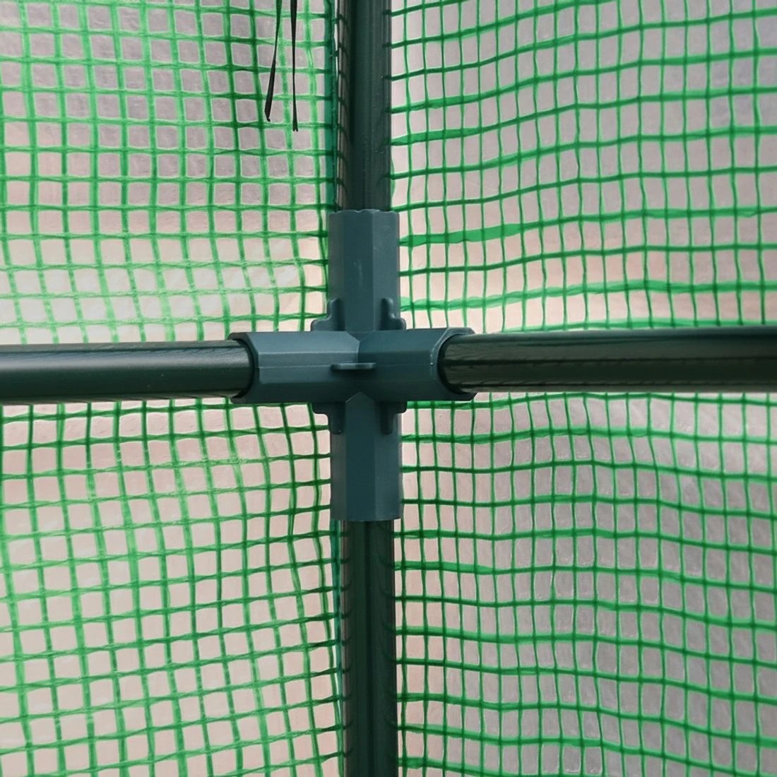 8 Green Fingers Greenhouse Walk in Green House Tunnel Plant Garden Shed 8 Shelves - Clear, 8 of 10