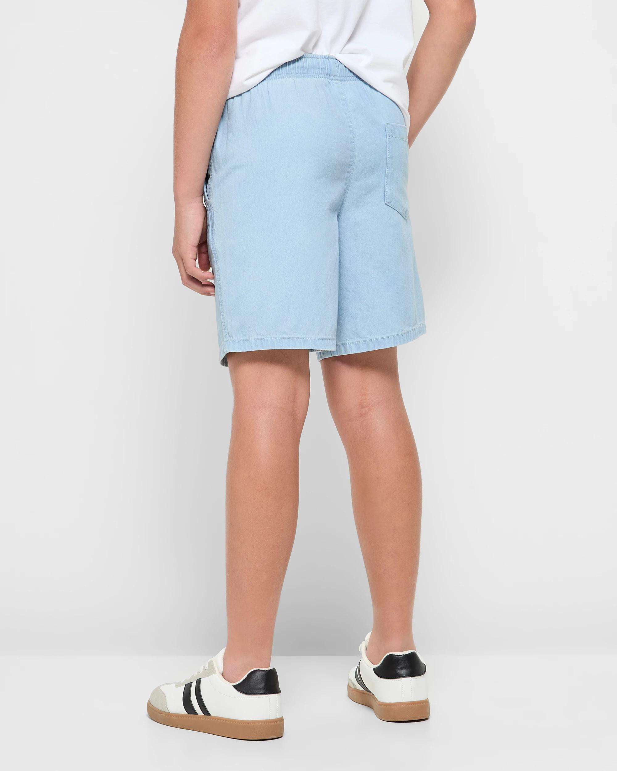 3 Target Chambray Shorts LIGHT WASH, 3 of 5