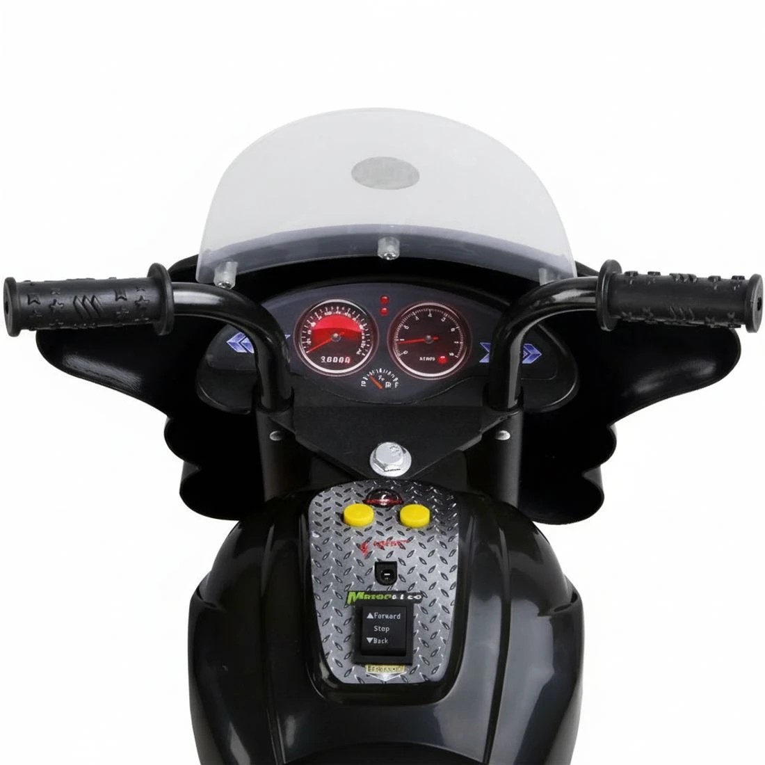 5 Rigo Kids Electric Ride On Police Motorcycle Motorbike 6V Battery - Black, 5 of 8