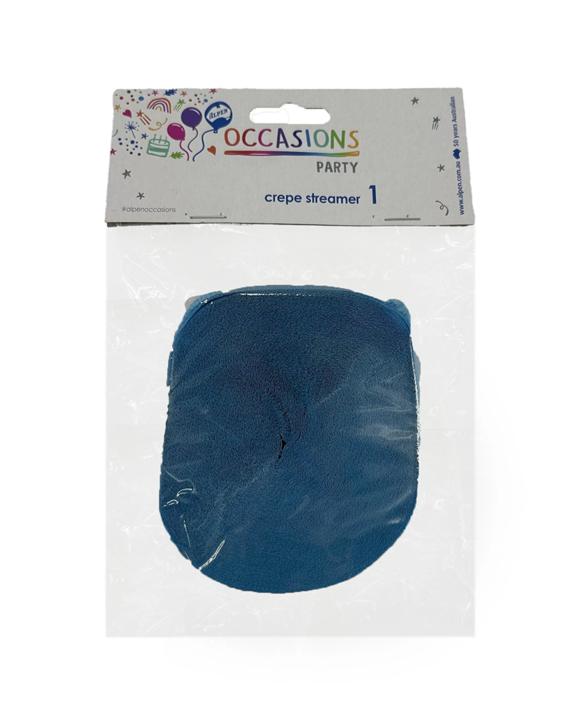 Alpen Paper Crepe Streamer Decoration Accessory 30m Length Party Supply Sky - Blue