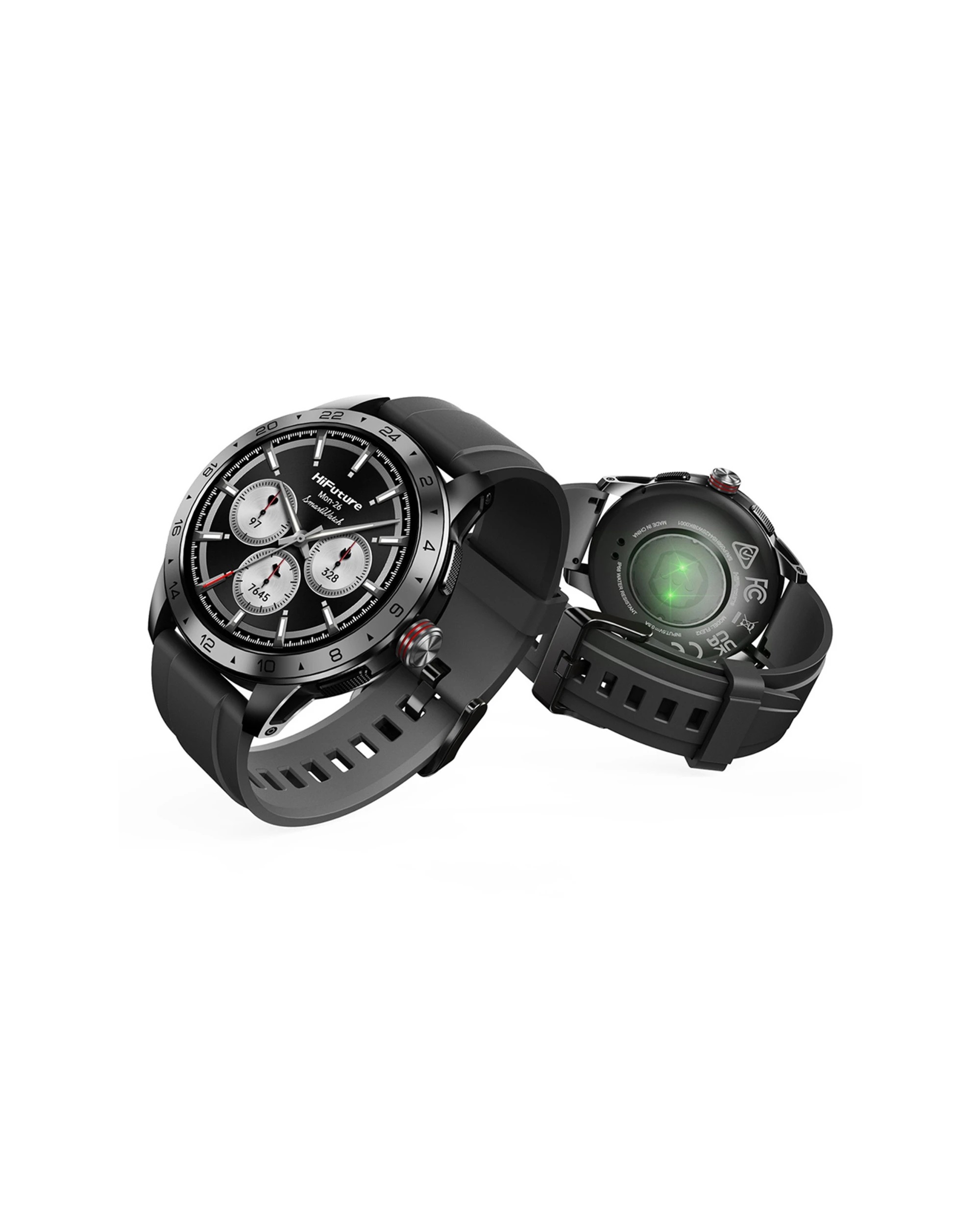 5 HiFuture FLEX2 Sports Fitness Smart Watch 1.39 Inch FHD Display Bluetooth - Black, 5 of 5