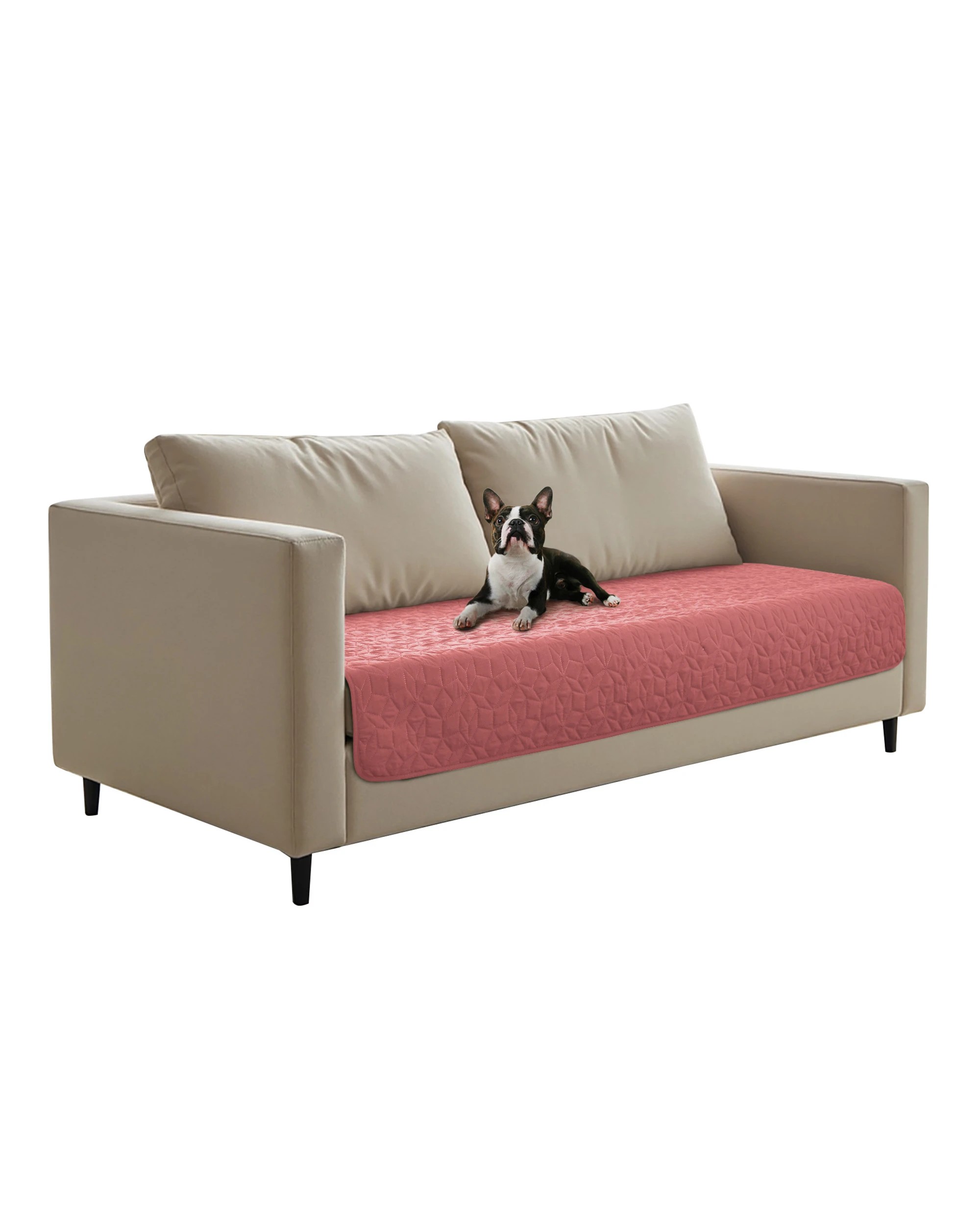 3 Charlie's Sofur Waterproof Dog 2-Seater Couch Cover Protector 76x178cm - Pink, 3 of 10