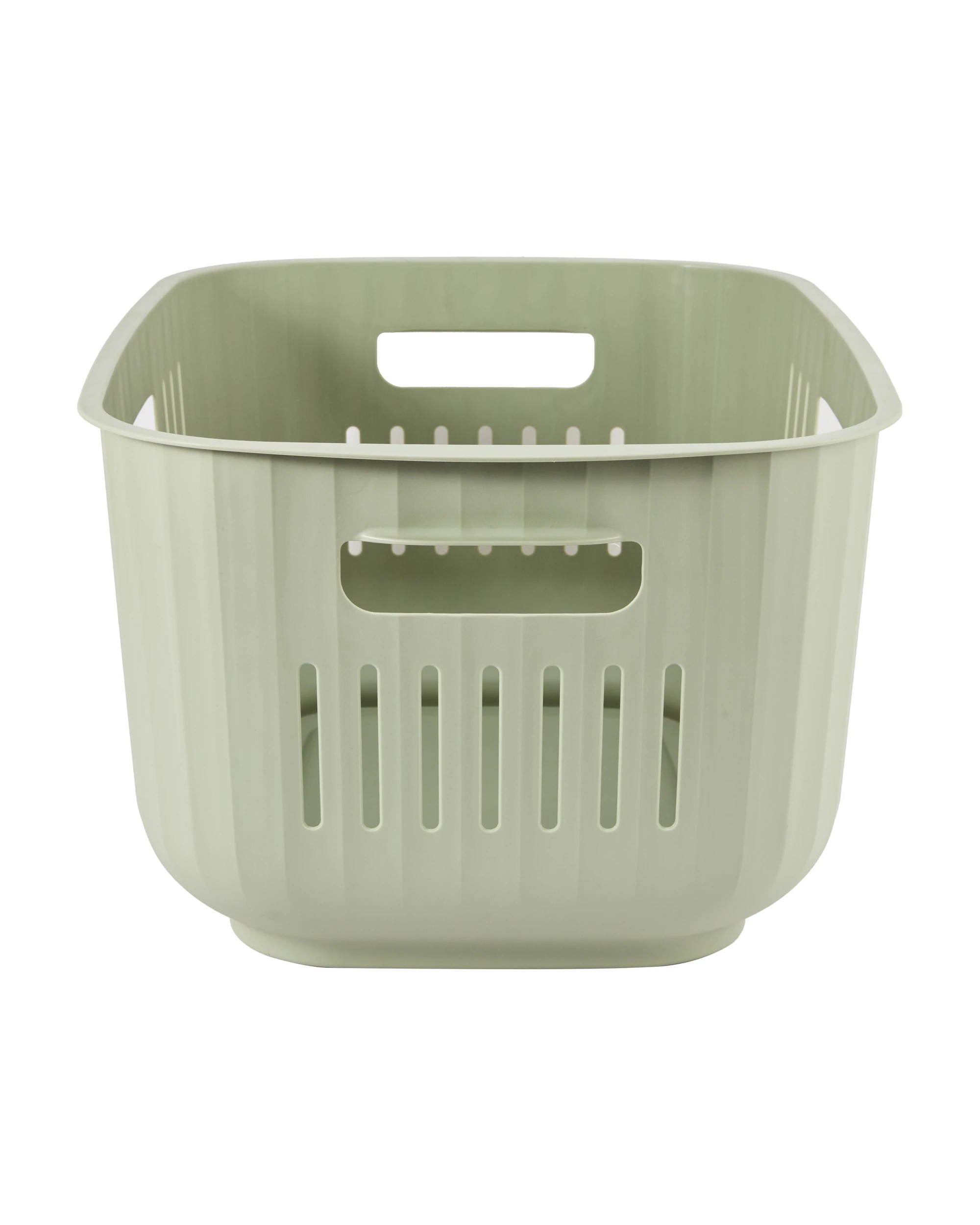 2 50L Nordic Laundry Basket - Green, 2 of 5