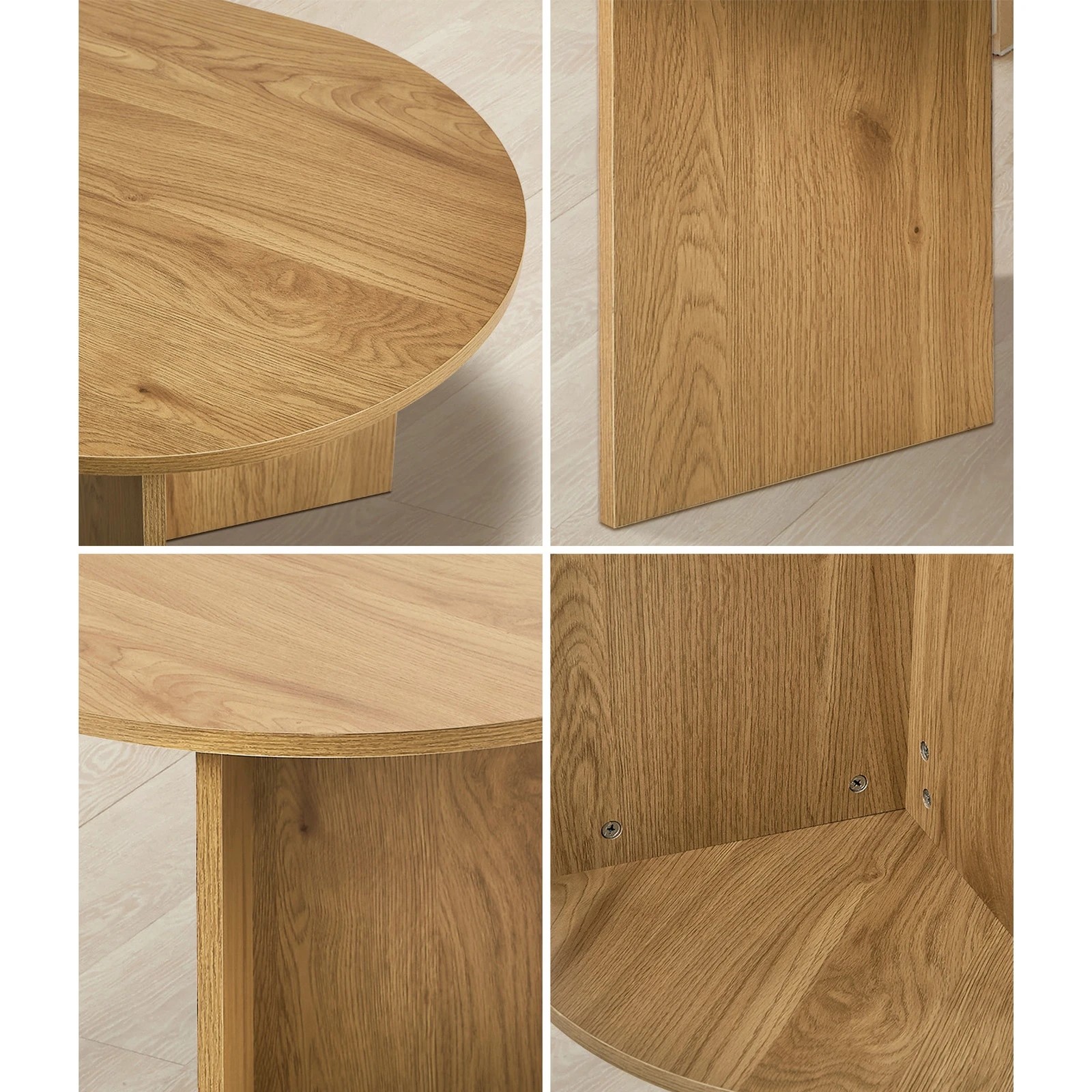 5 Oikiture Coffee Table Oval - Natural, 5 of 10