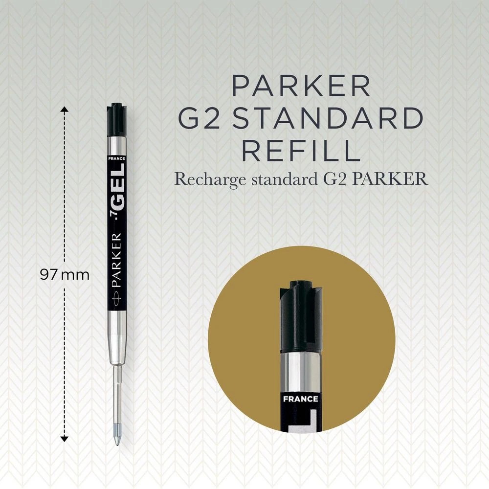 5 Parker Gel Ink Refill Black, 5 of 9