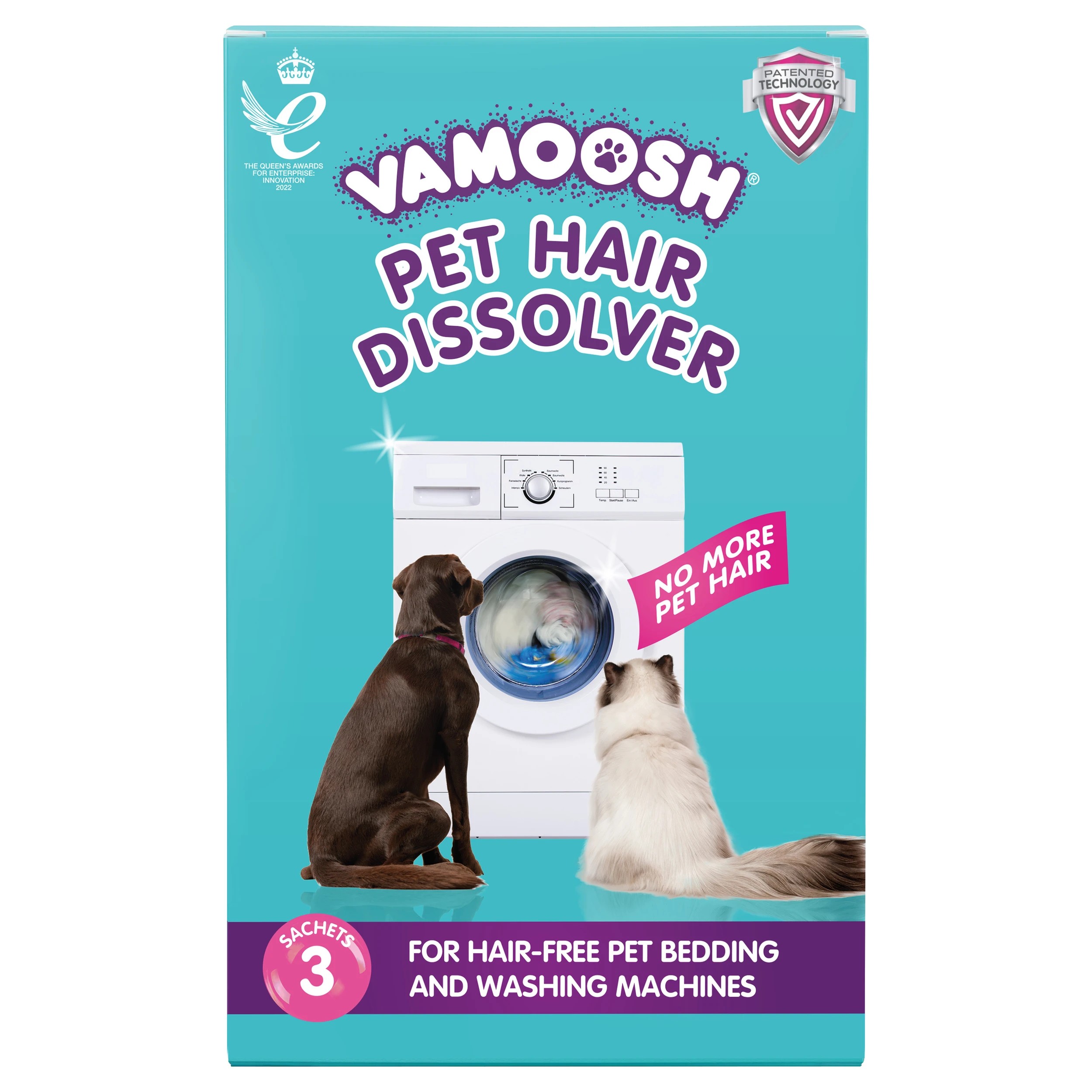 1 3 Pack Vamoosh Pet Hair Dissolver, 1 of 2