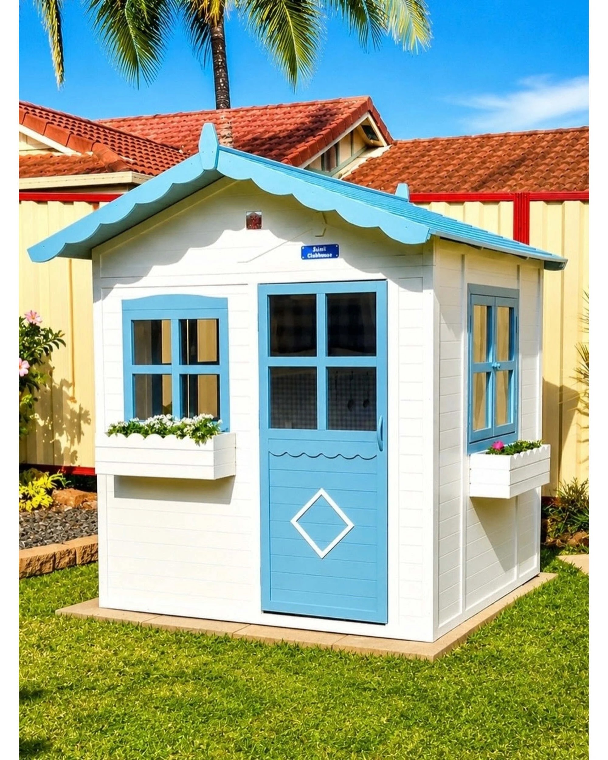 6 Hide & Seek Kids Herbie Cottage Cubby House, 6 of 8
