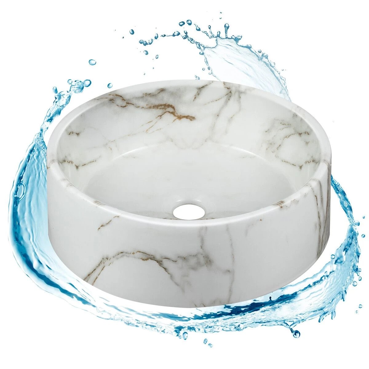 5 LUXSUITE Modern Bathroom Sink Basin, 5 of 5