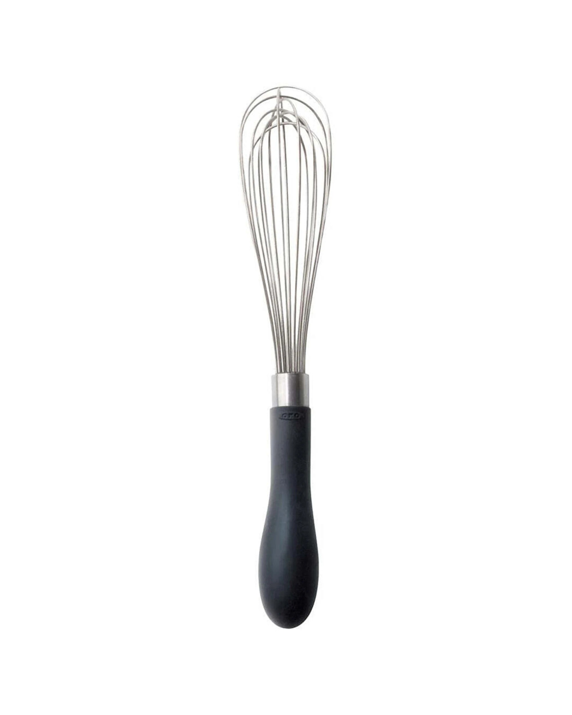 3 Oxo Good Grips Stainless Steel Whisk 23cm Ergonomic Handle Narrow Body - Black, 3 of 4