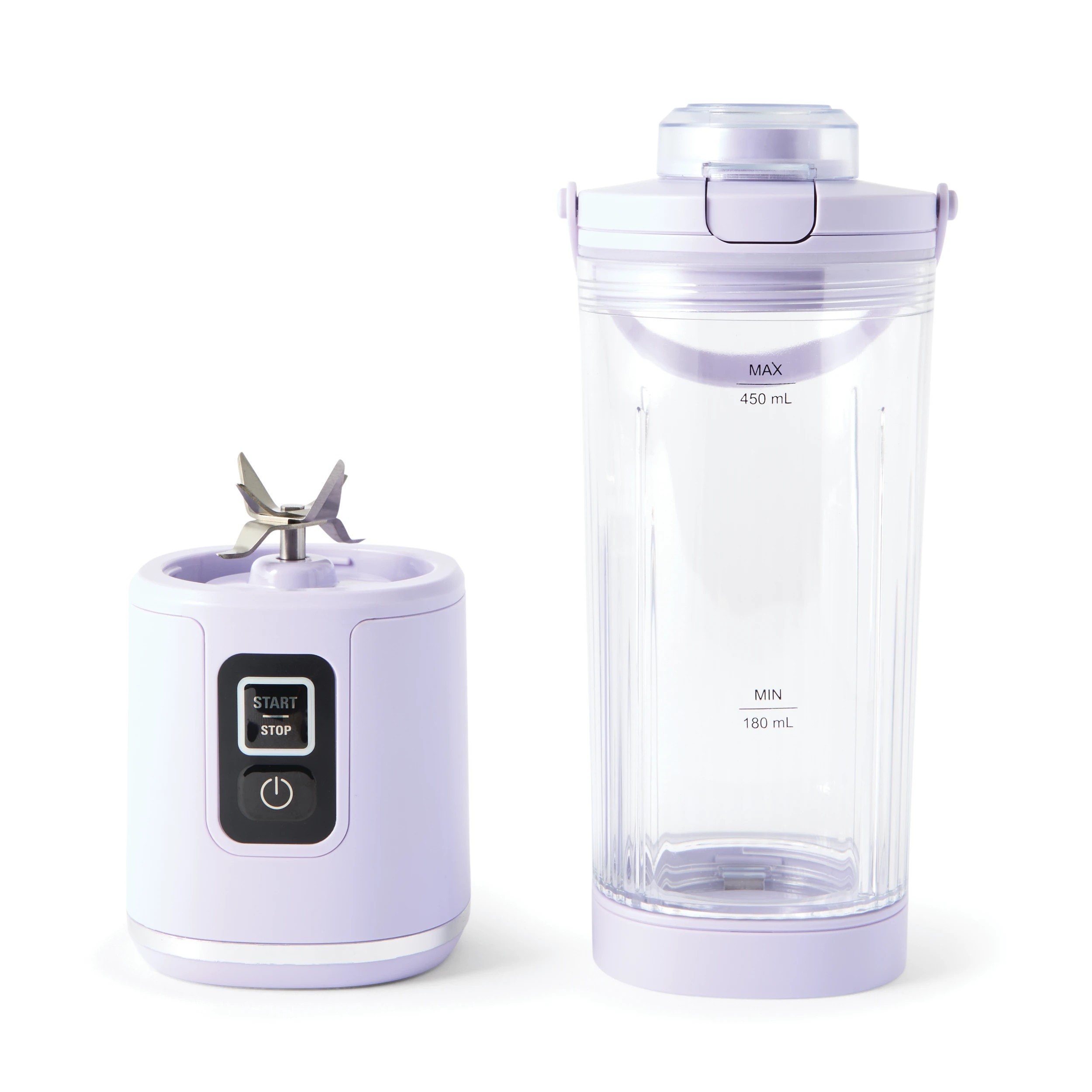4 Portable USB Blender - Lilac, 4 of 10