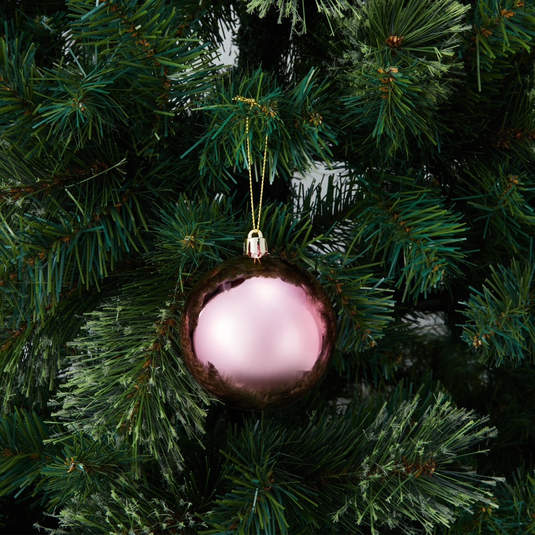 4 8 Pack 8cm Pink Baubles, 4 of 5