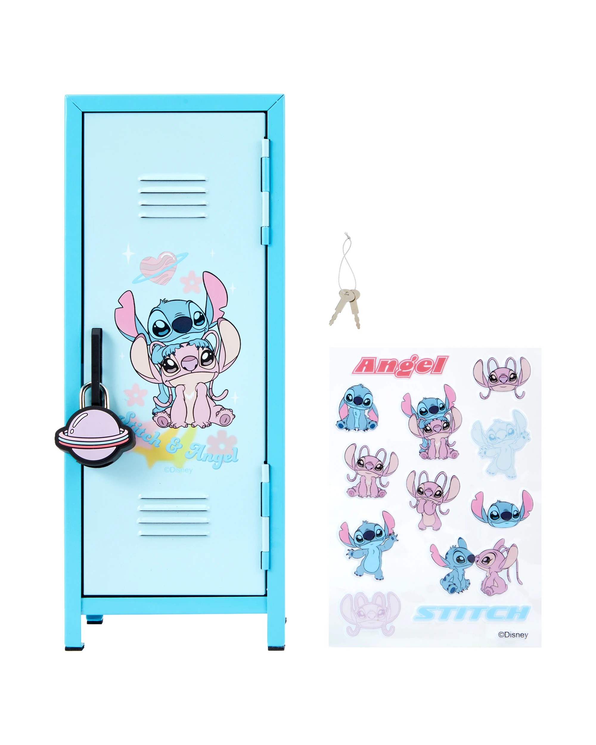 1 Disney Stitch Desktop Locker With Stickers, 1 of 9