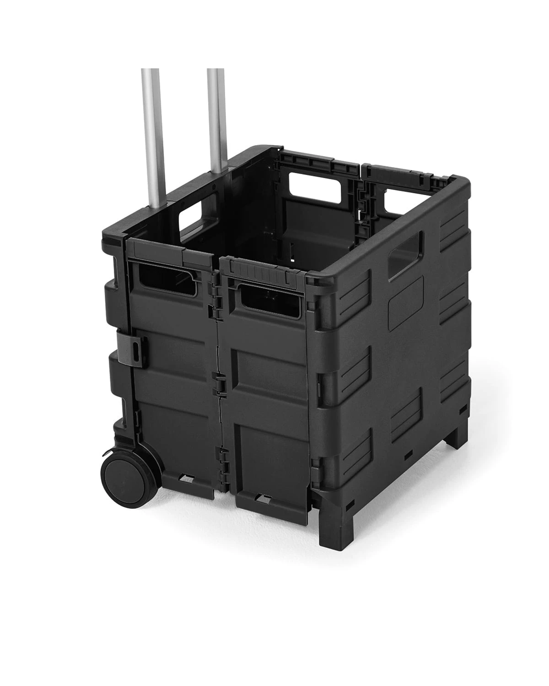 7 Collapsible Trolley Box - Black, 7 of 10