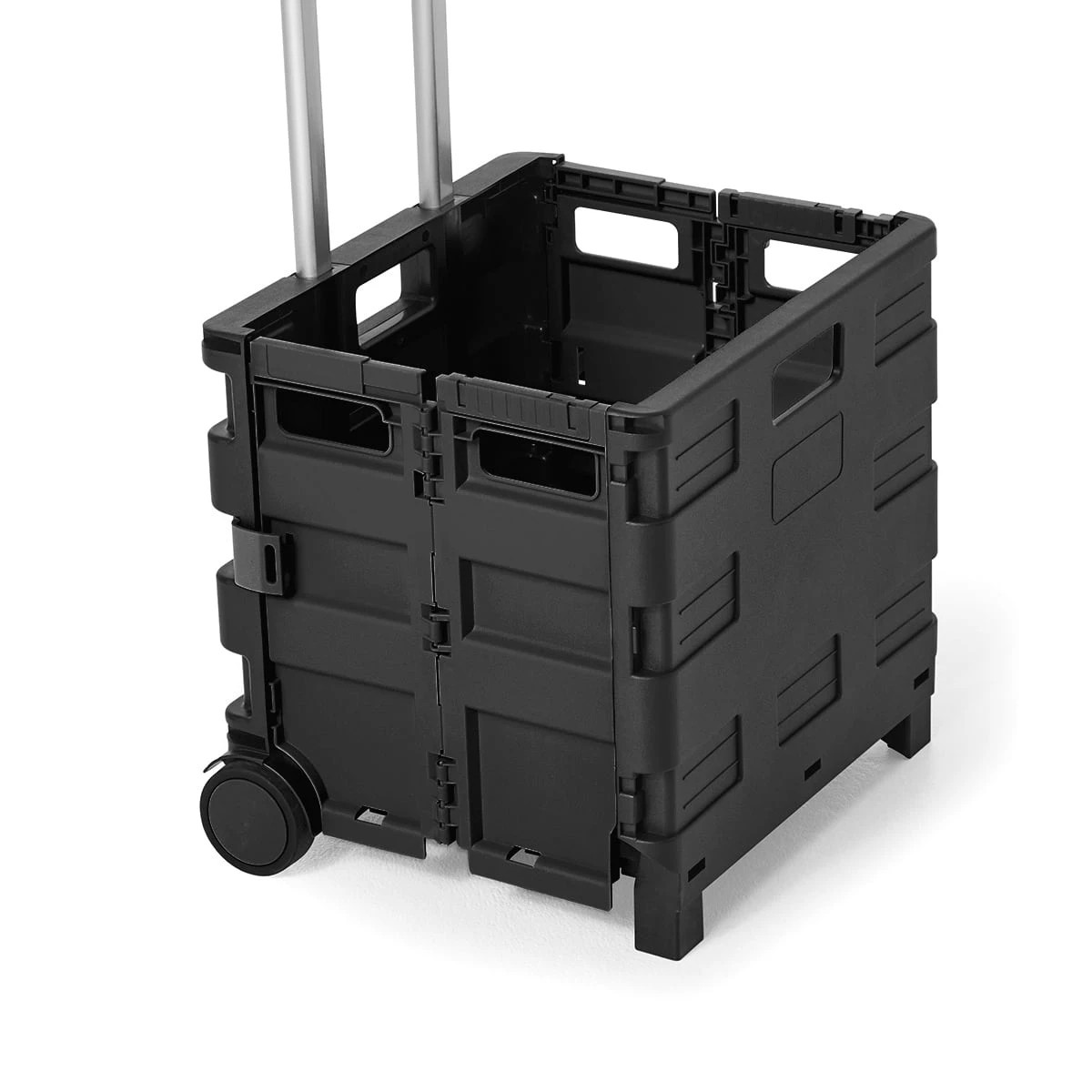 7 Collapsible Trolley Box - Black, 7 of 10