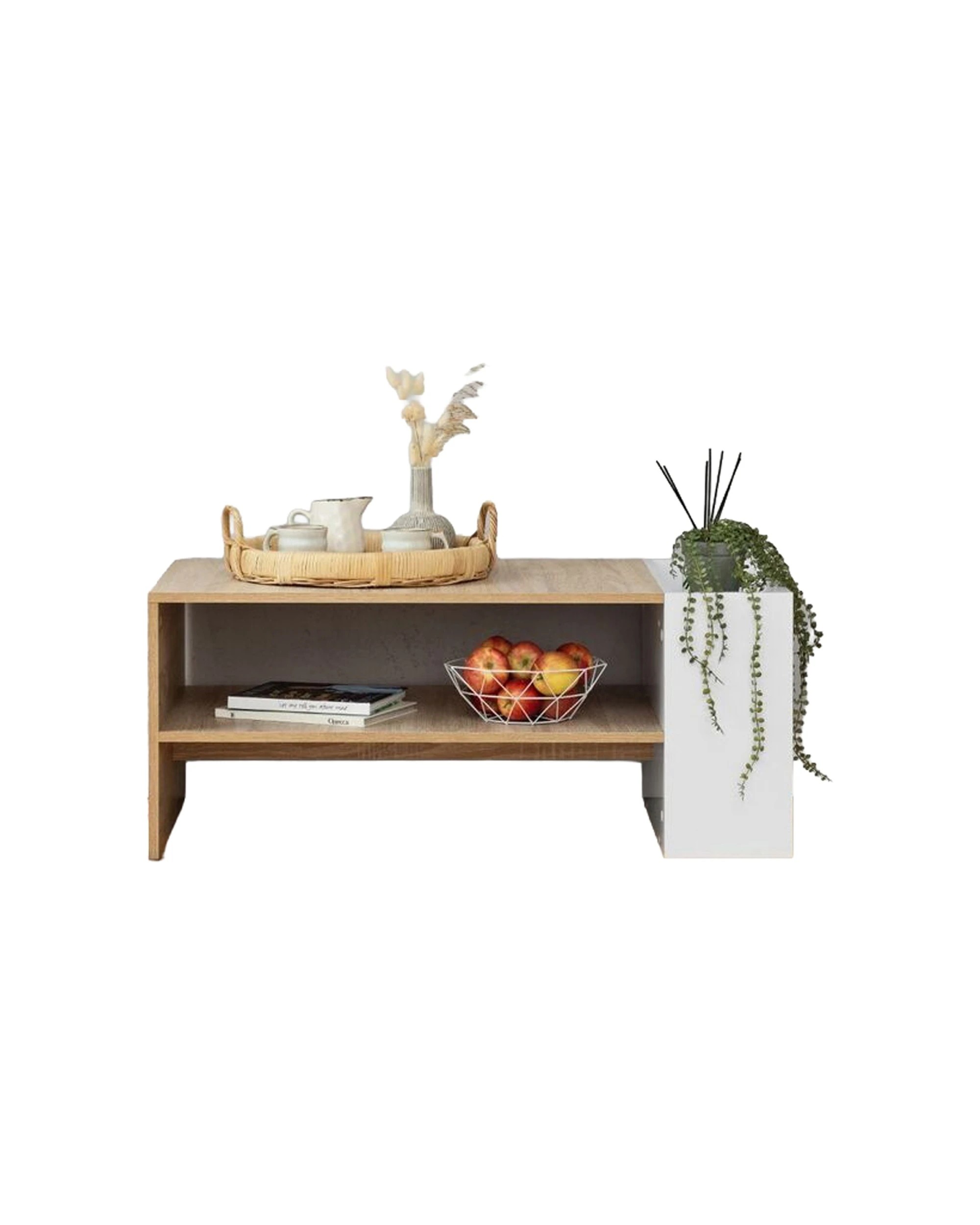1 European Cabinetry Vienna Decorative Furniture Coffee Table Oak, 1 of 6