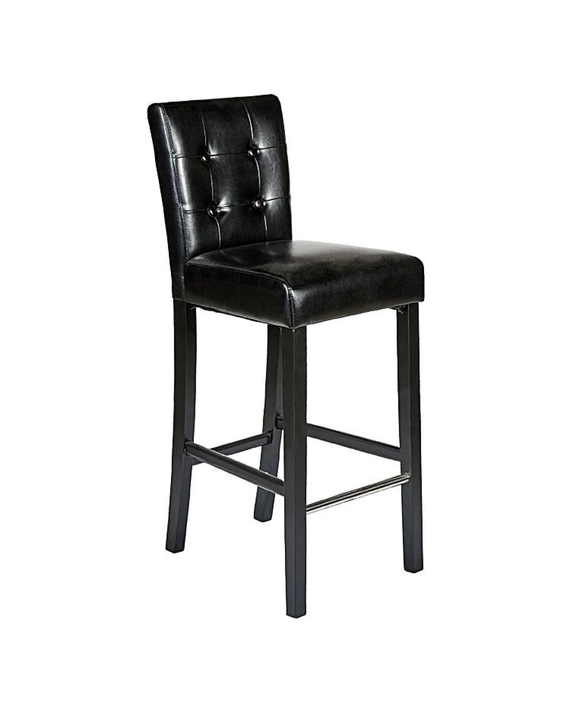 2 BR Home Set of 2 Wooden Bar Stools with Vintage Design, 2 of 7