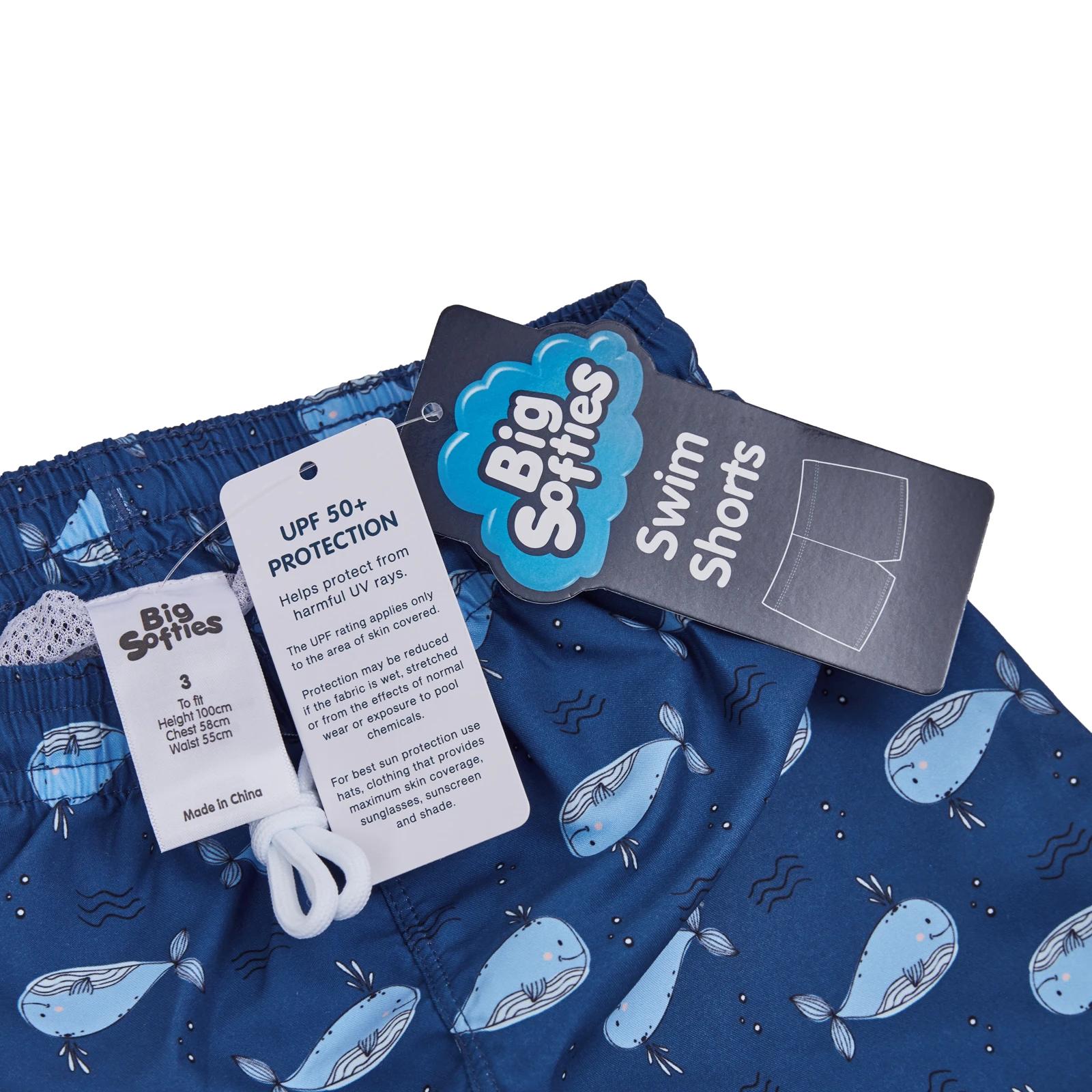 5 Big softies Swim shorts BLUE WHALE, 5 of 5