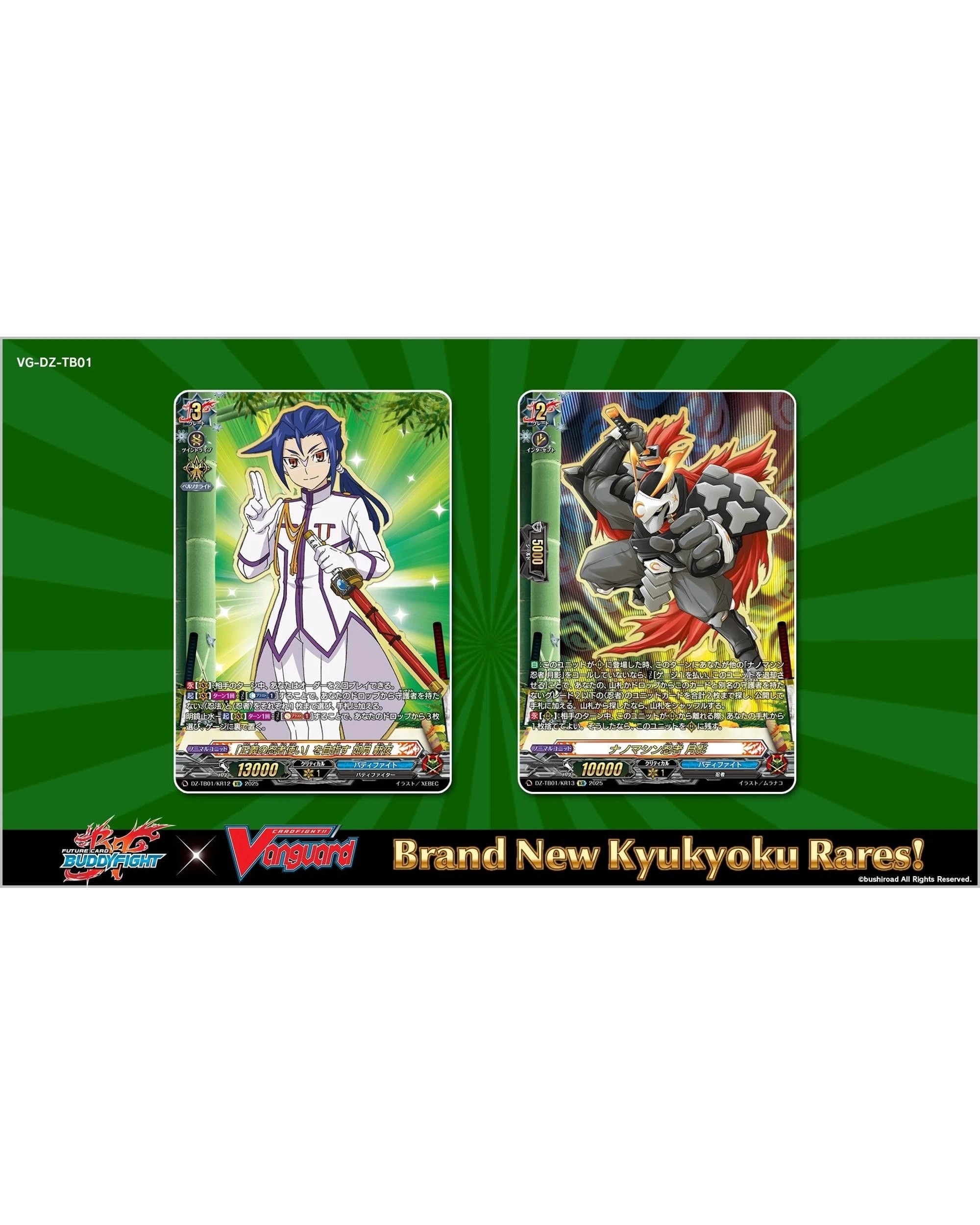 8 Cardfight Vanguard Future Card Buddyfight Title DZ-TB01 Booster Pack, 8 of 10