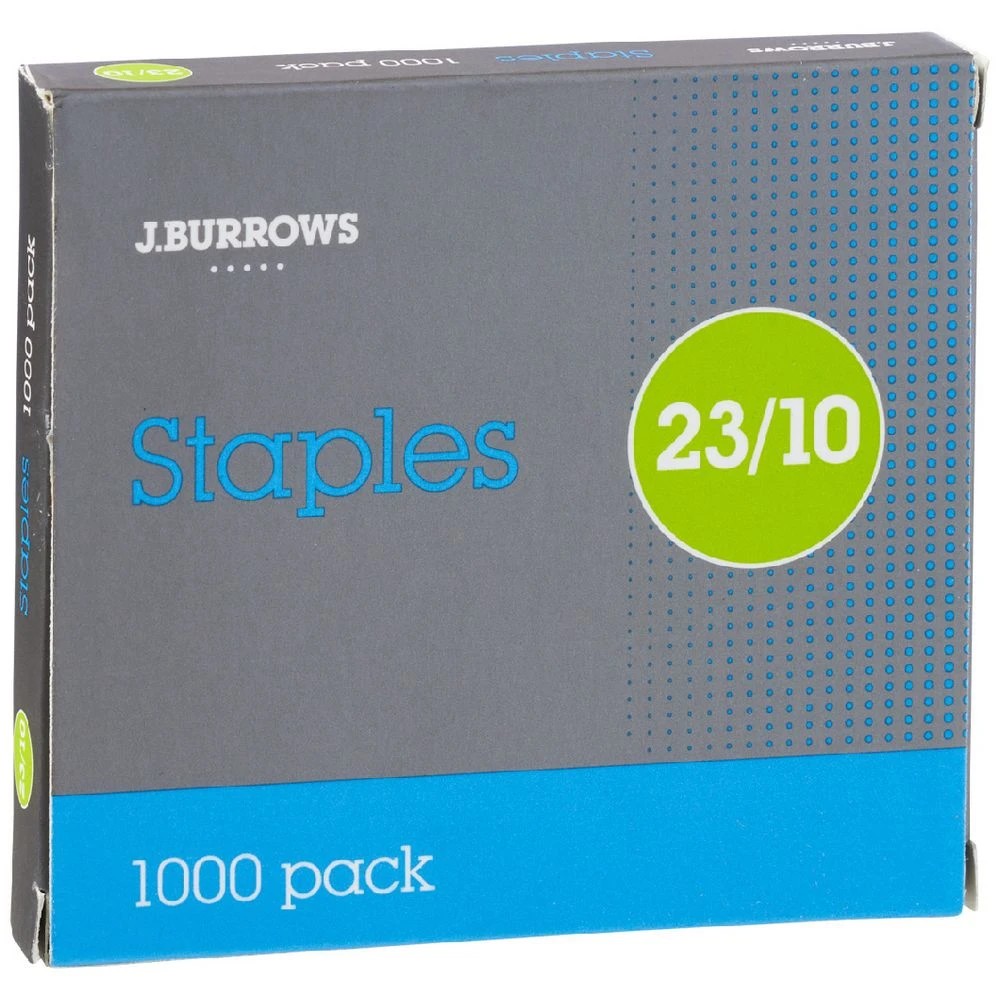 1 J.Burrows 23/10 Staples 1000 Pack, 1 of 2