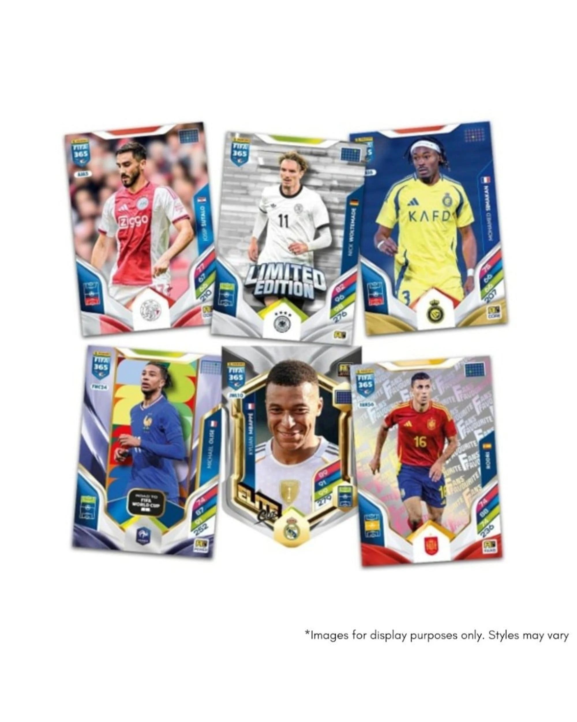 5 Panini 2026 FIFA 365 Adrenalyn XL Trading Cards Starter Pack, 5 of 6