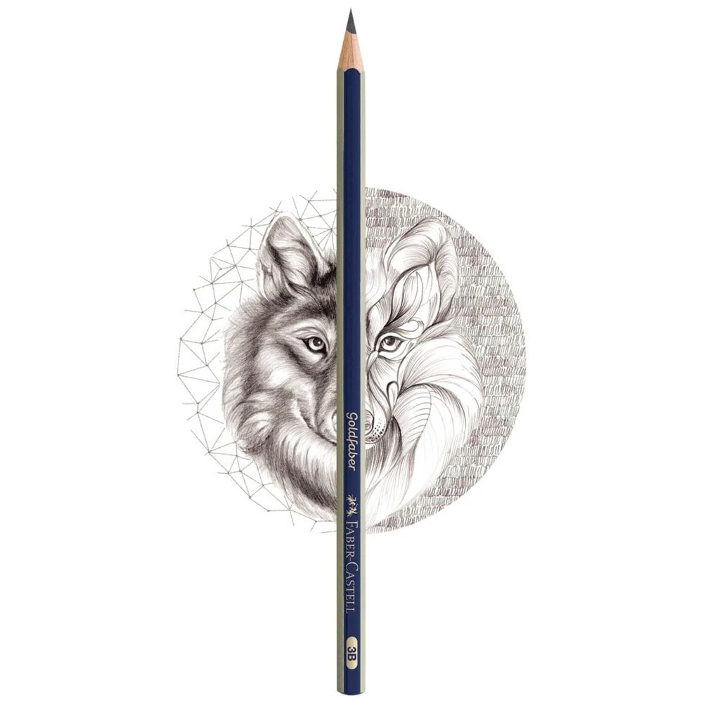 4 Faber-Castell Goldfaber Graphite Pencil 3B, 4 of 6