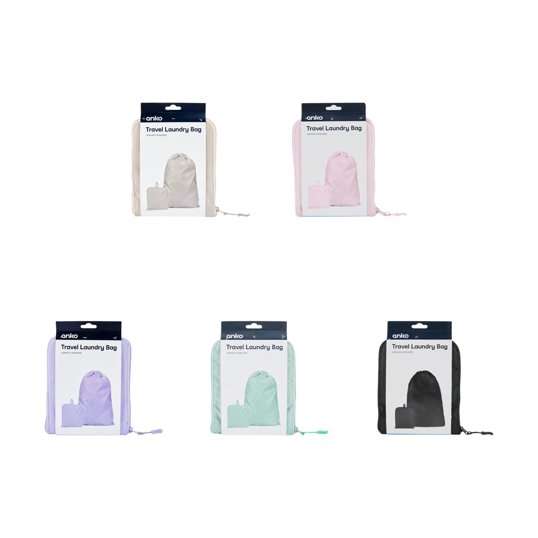 4 Travel Laundry Bag - Assorted, 4 of 5