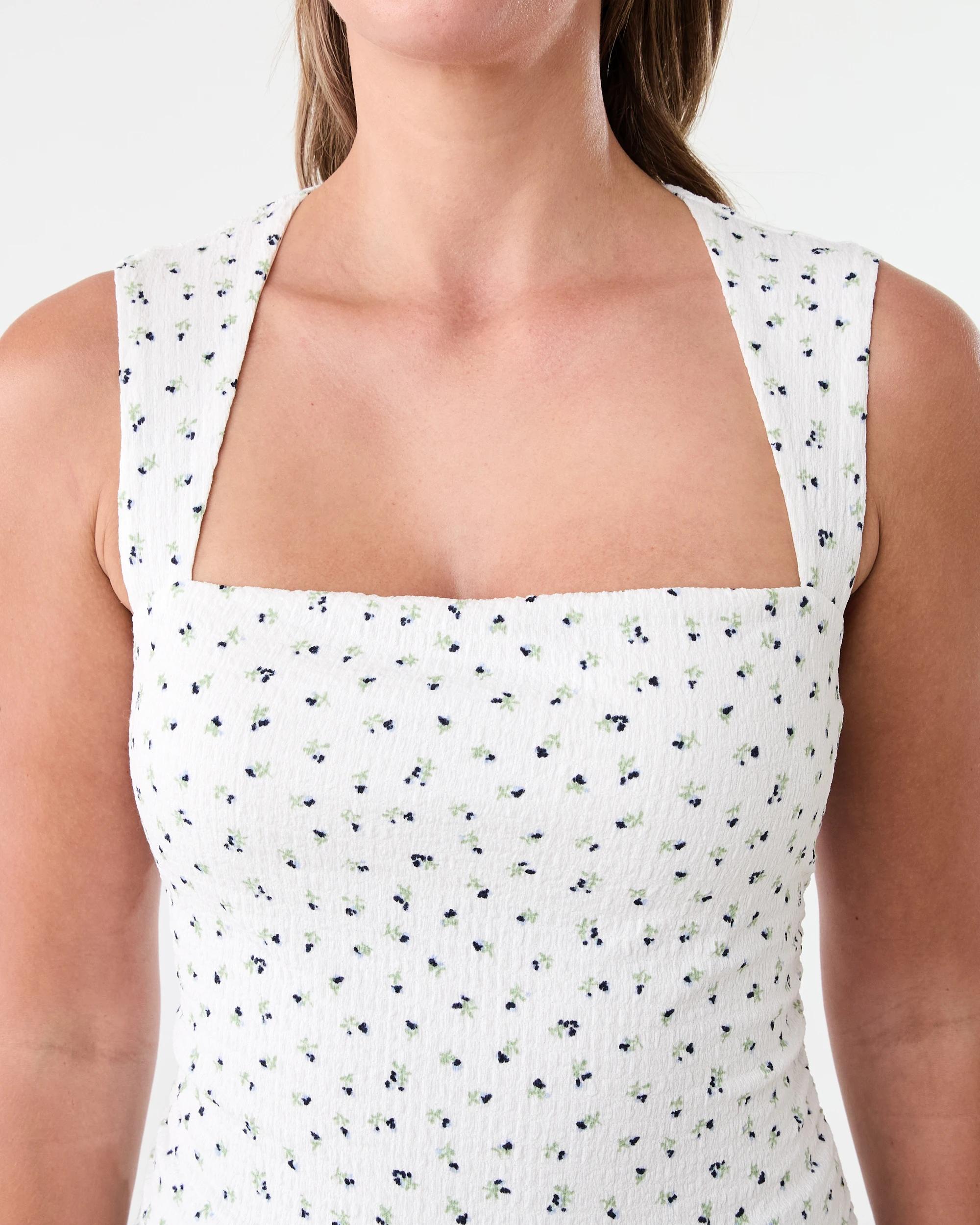 5 Sleeveless Square Neck Gathered Top Tiny Flrl, 5 of 6