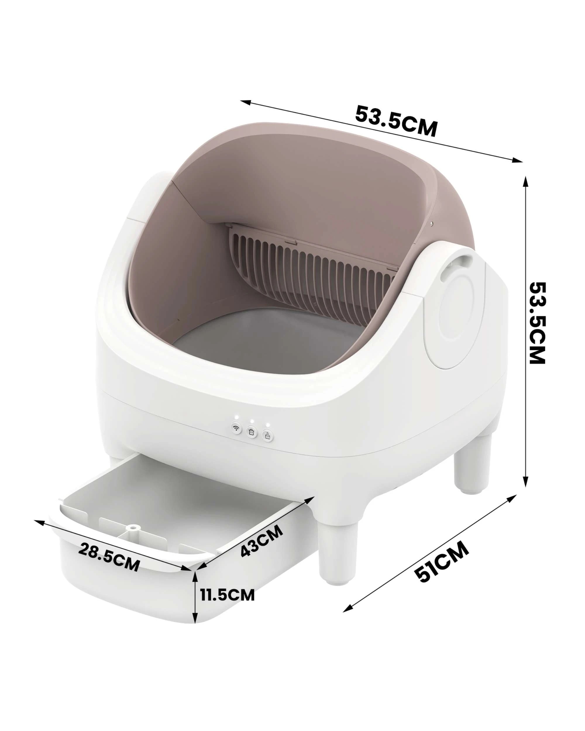 9 Advwin Smart Self Cleaning Cat Litter Box, 9 of 10