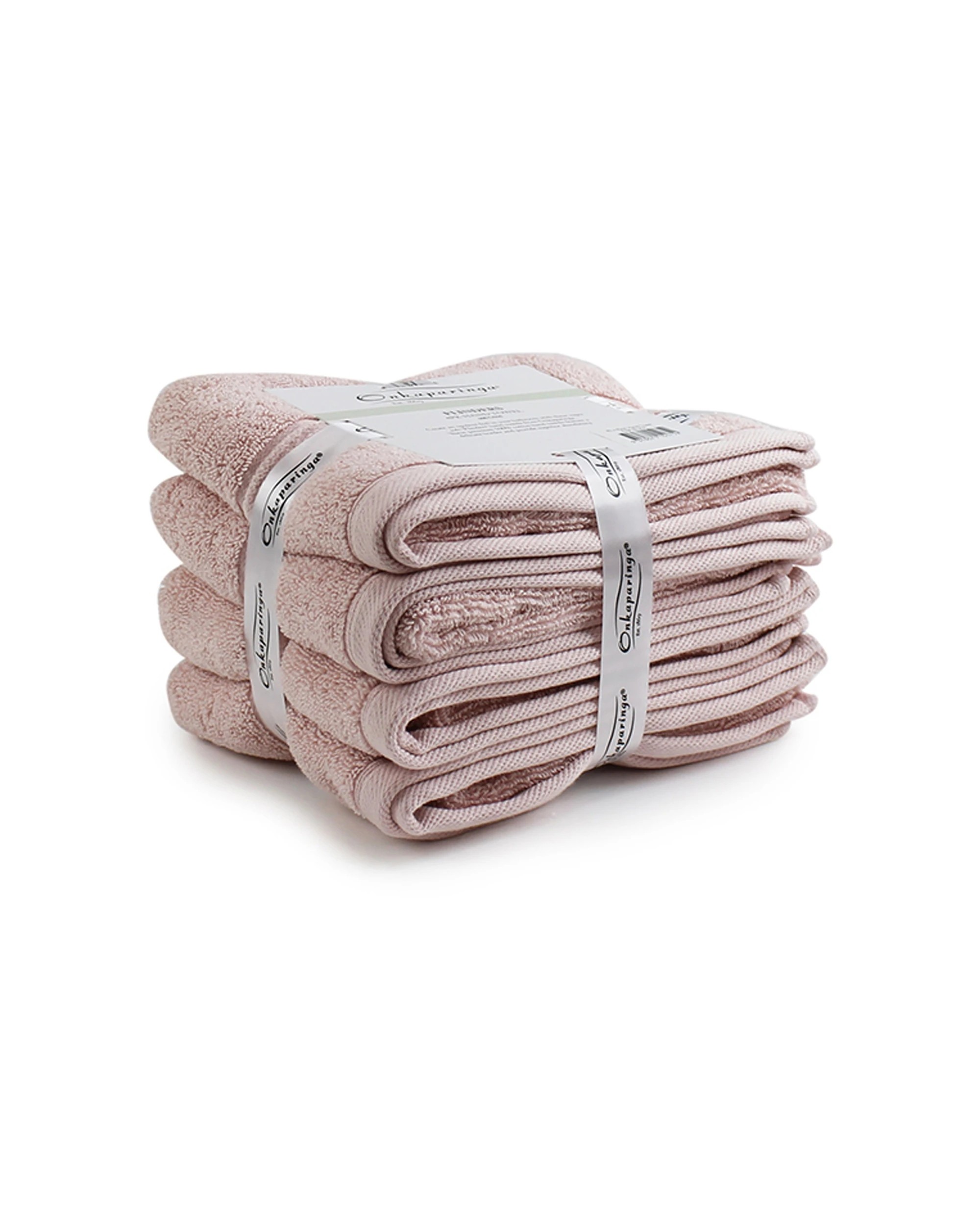 2 Onkaparinga 4pc 45x65cm Cotton Flinders Hand Towels 600gsm- Bathroom Towels
 - Pink, 2 of 3
