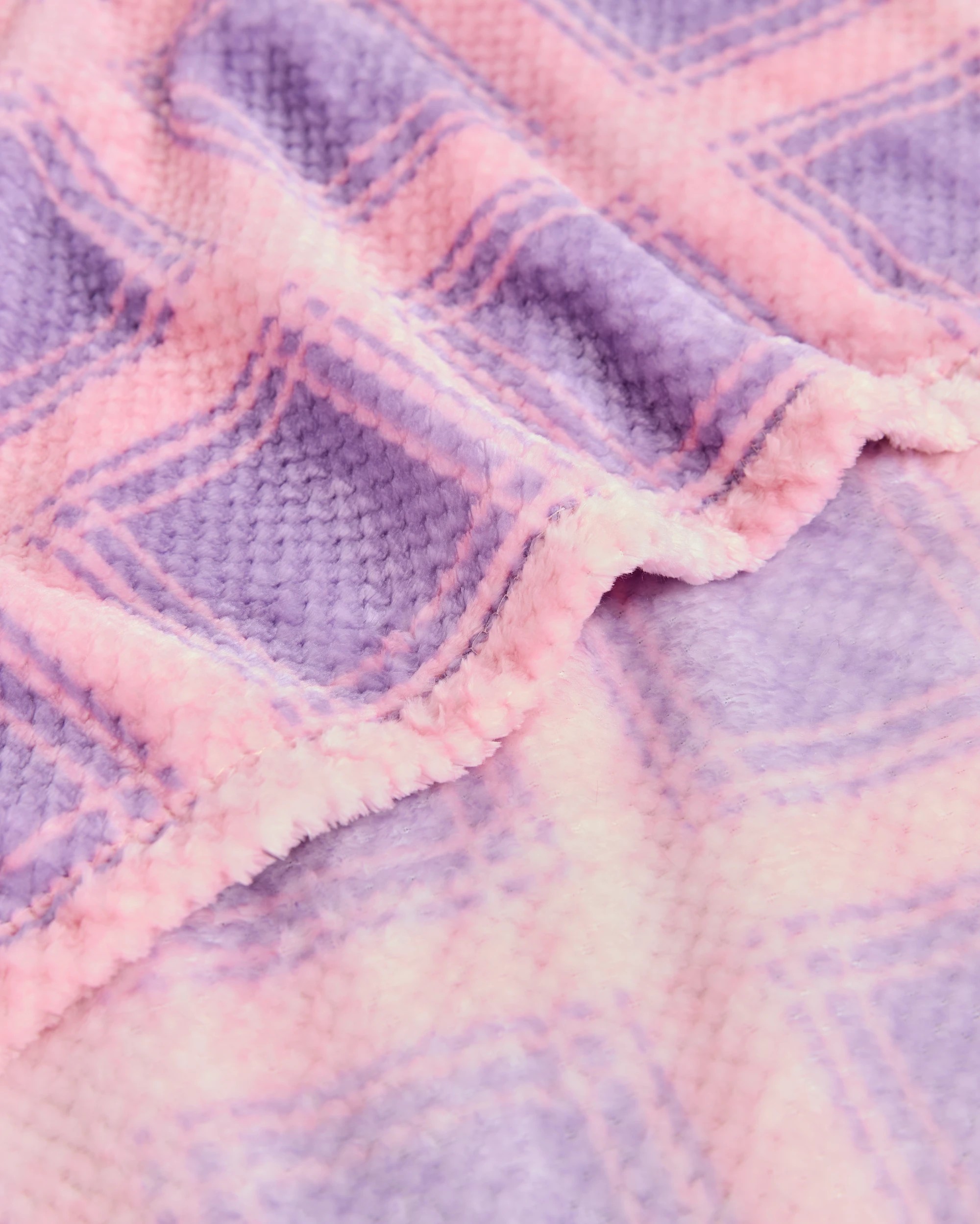 2 Target Brooke Check Throw - Pale Lilac - One Size - Purple, 2 of 3