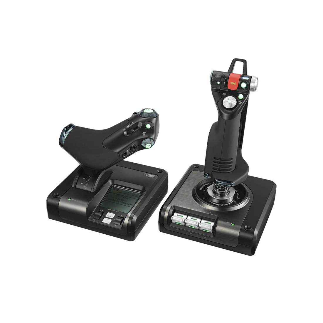 2 Logitech X52 Professional H.O.T.A.S. Flight Stick - Black, 2 of 8