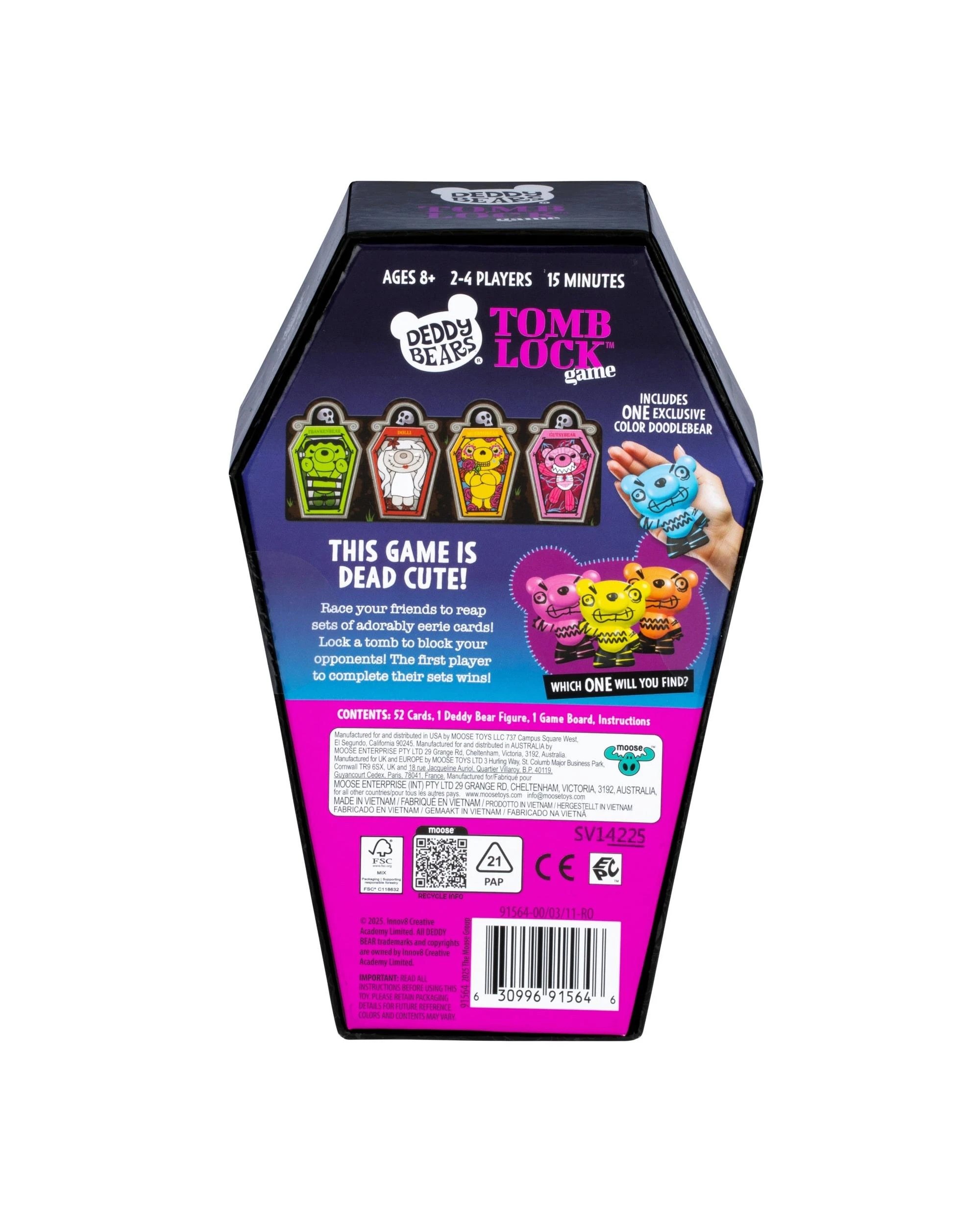 10 Deddy Bears Tomb Lock Card Game, 10 of 10