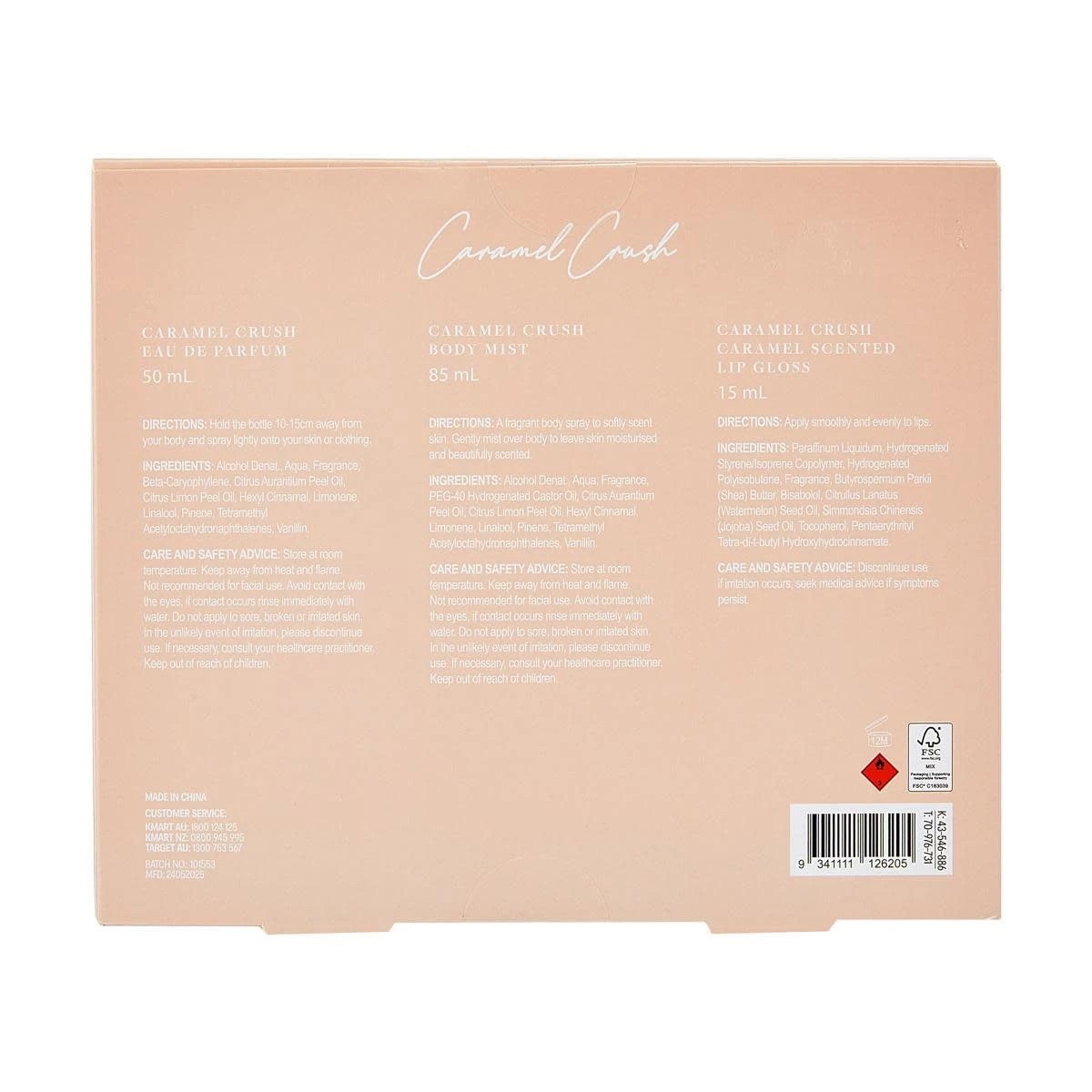 7 OXX Fragrance Caramel Crush Gift Set, 7 of 7