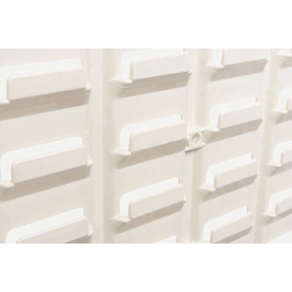 3 Wall Mounted Louvre Panel for Tech Bins 450 x 460mm, 3 of 5