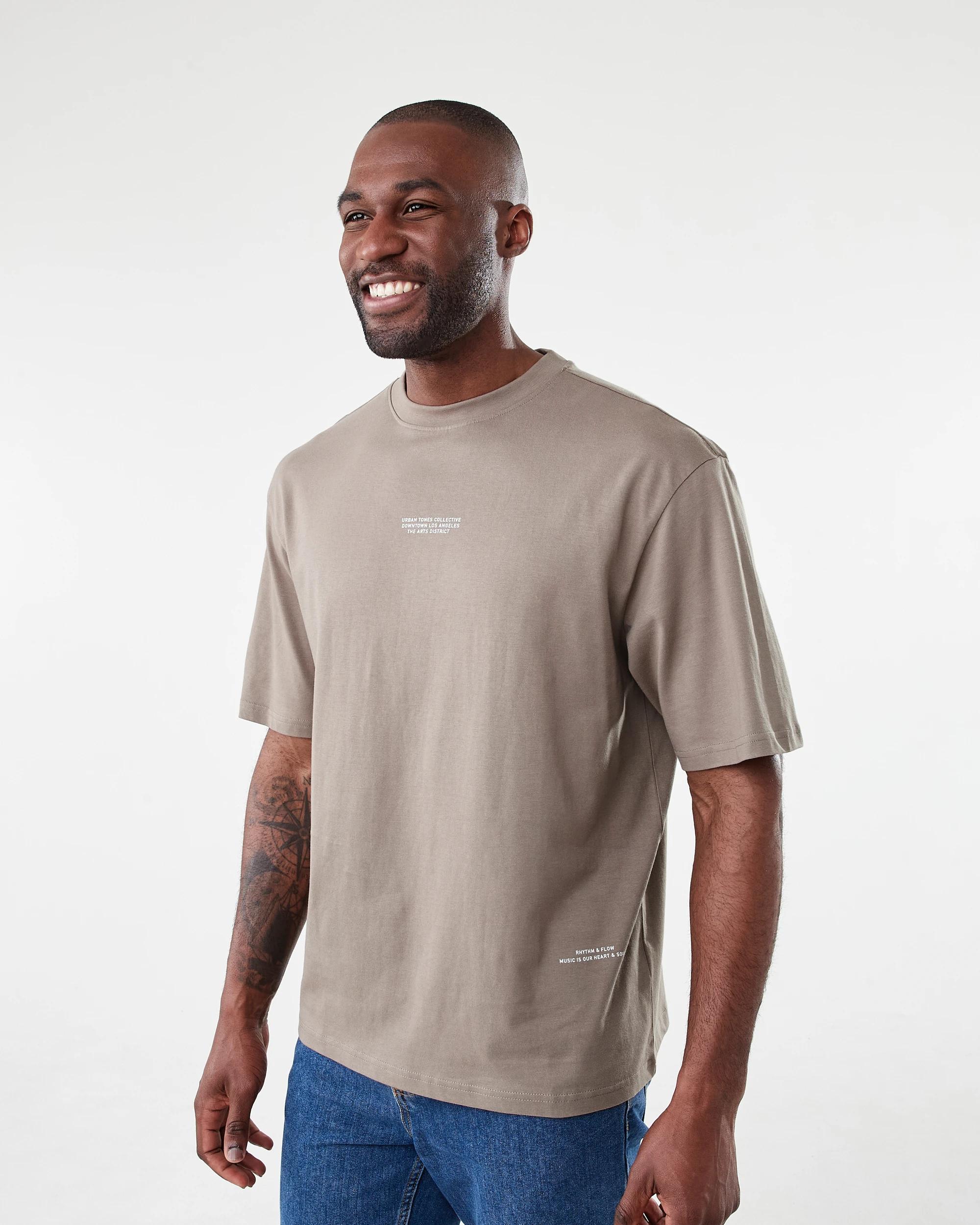 2 Oversized Print T-shirt Urbantones, 2 of 7