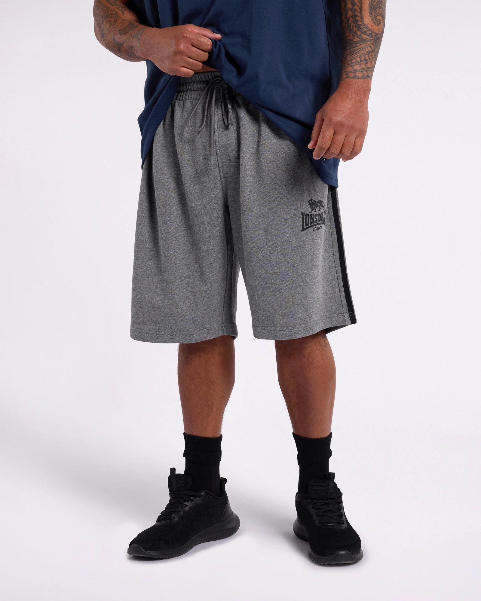 1 Lonsdale London Plus Size London Shorts - Lonsdale GREY MARLE, 1 of 5
