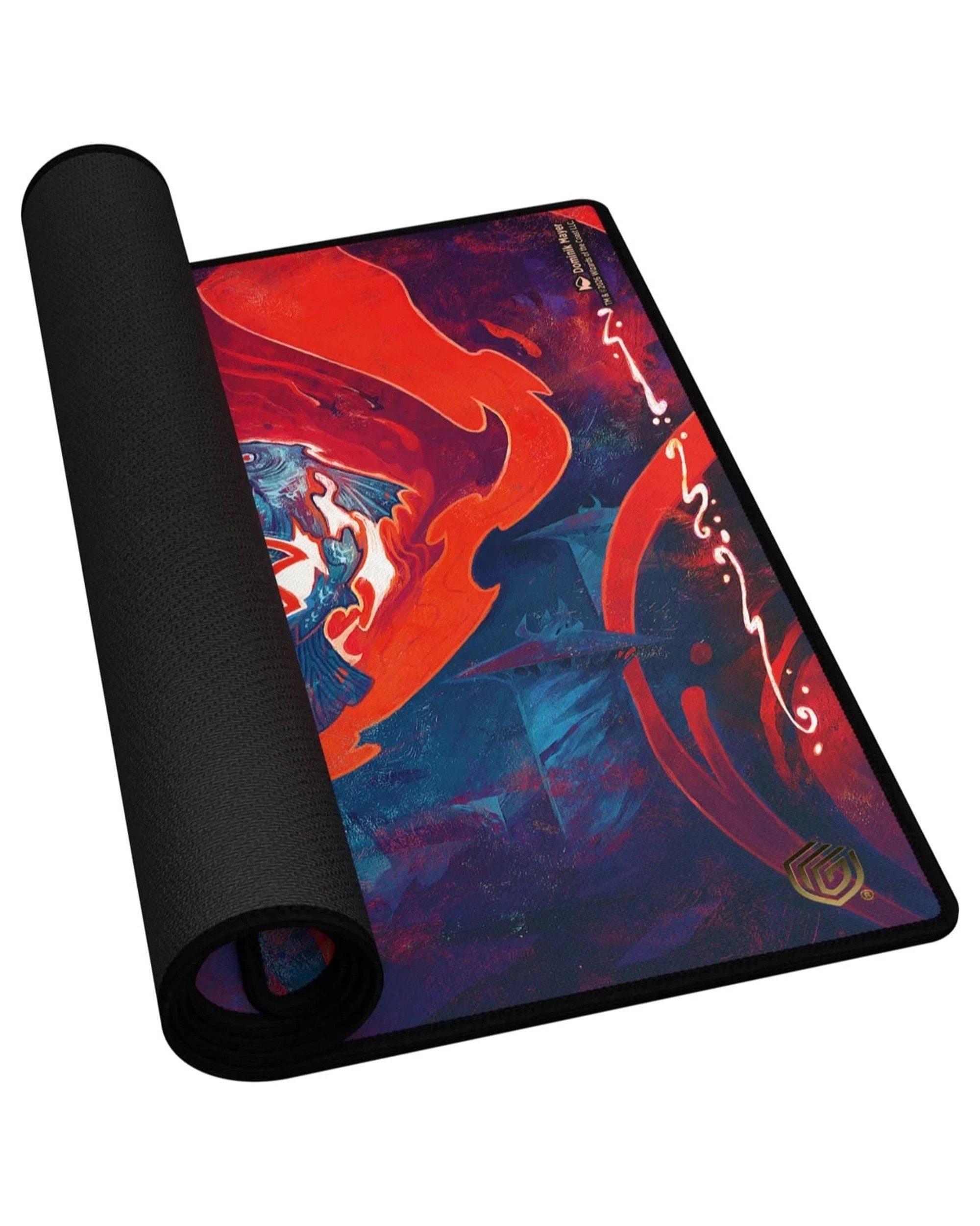 2 Ultimate Guard Magic the Gathering: Secrets of Strixhaven Prismari Playmat - Red, 2 of 3