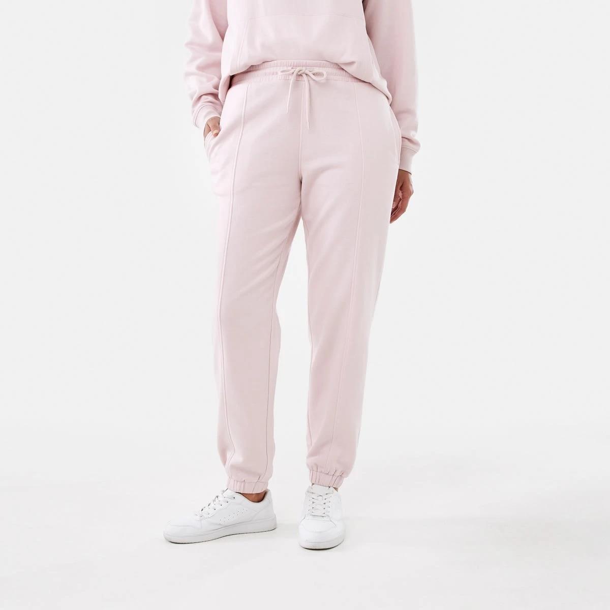 1 Active Womens Cuffed Trackpants Aura Pink, 1 of 5
