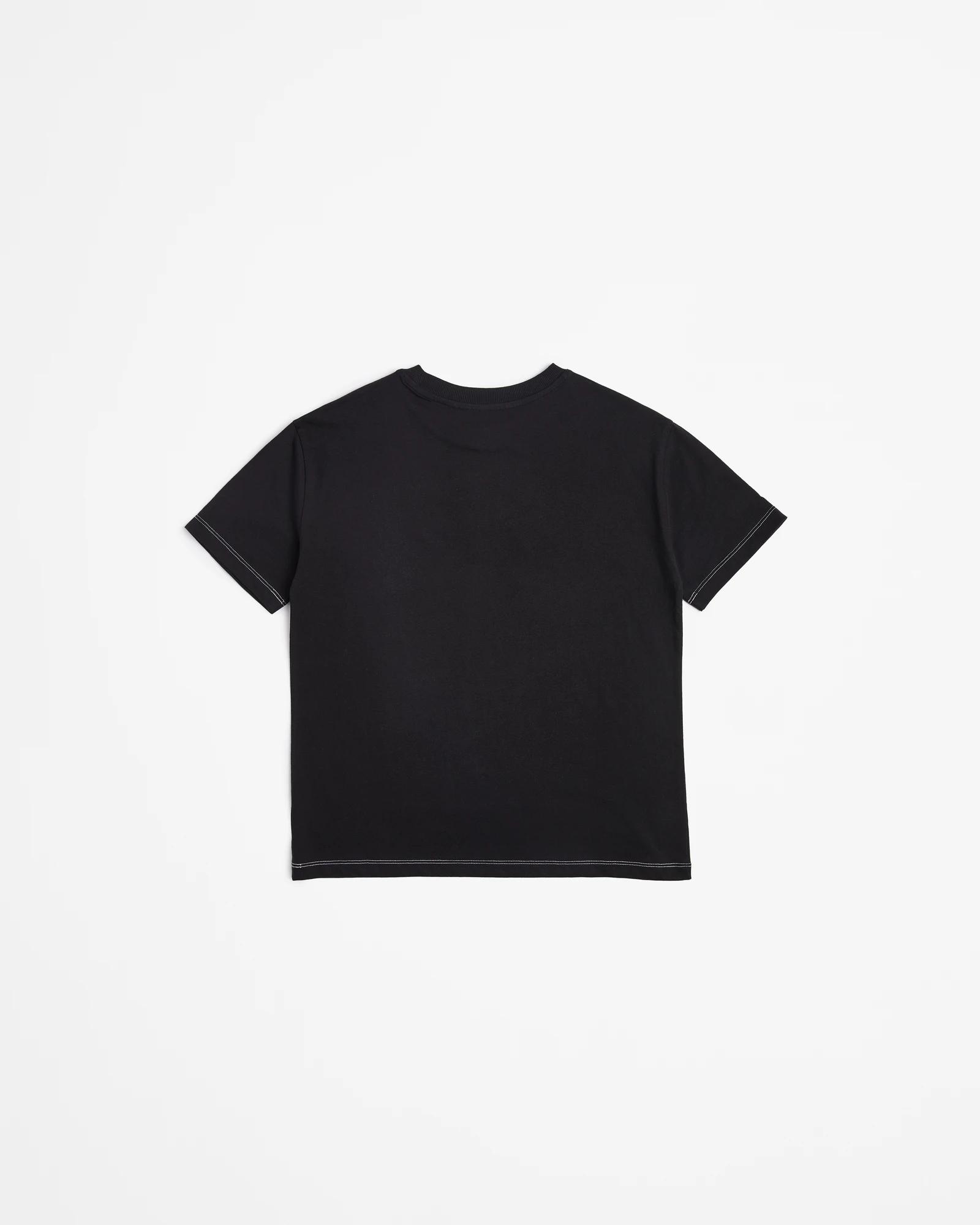 3 Target Australian Cotton Longline Print T-shirt BLACK, 3 of 3